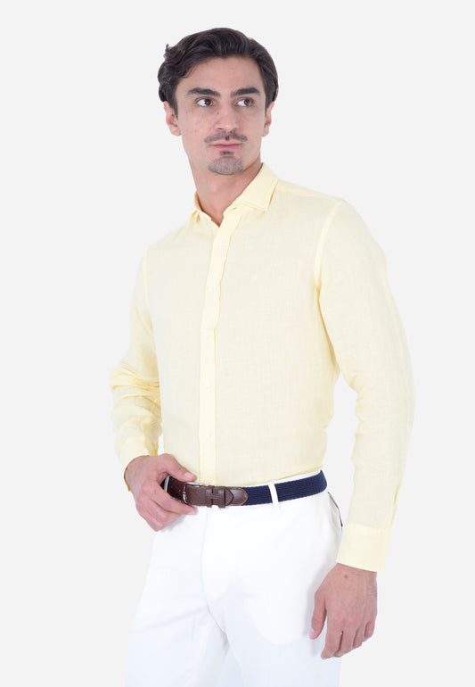 CAMISA SPORT HACKETT LONDON AMARILLO LINO (HM309744-043)