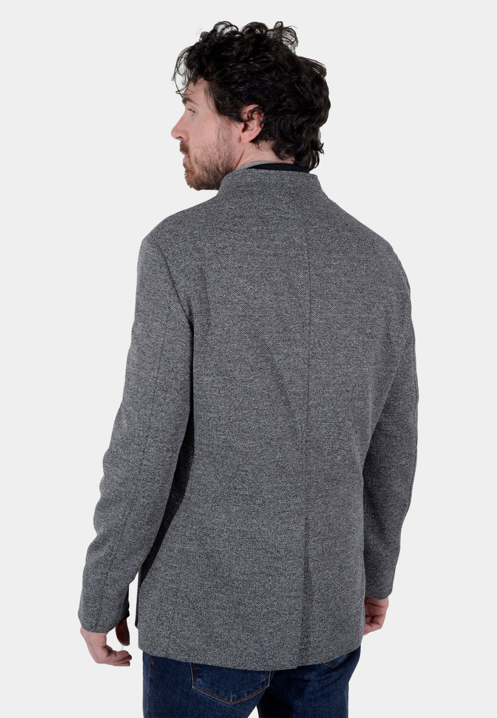CHAQUETA BOGGI GRIS LANA (23A006703)