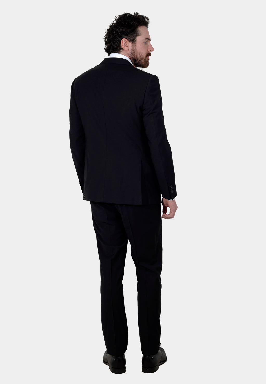 Traje Negro Clásico Botones C.
