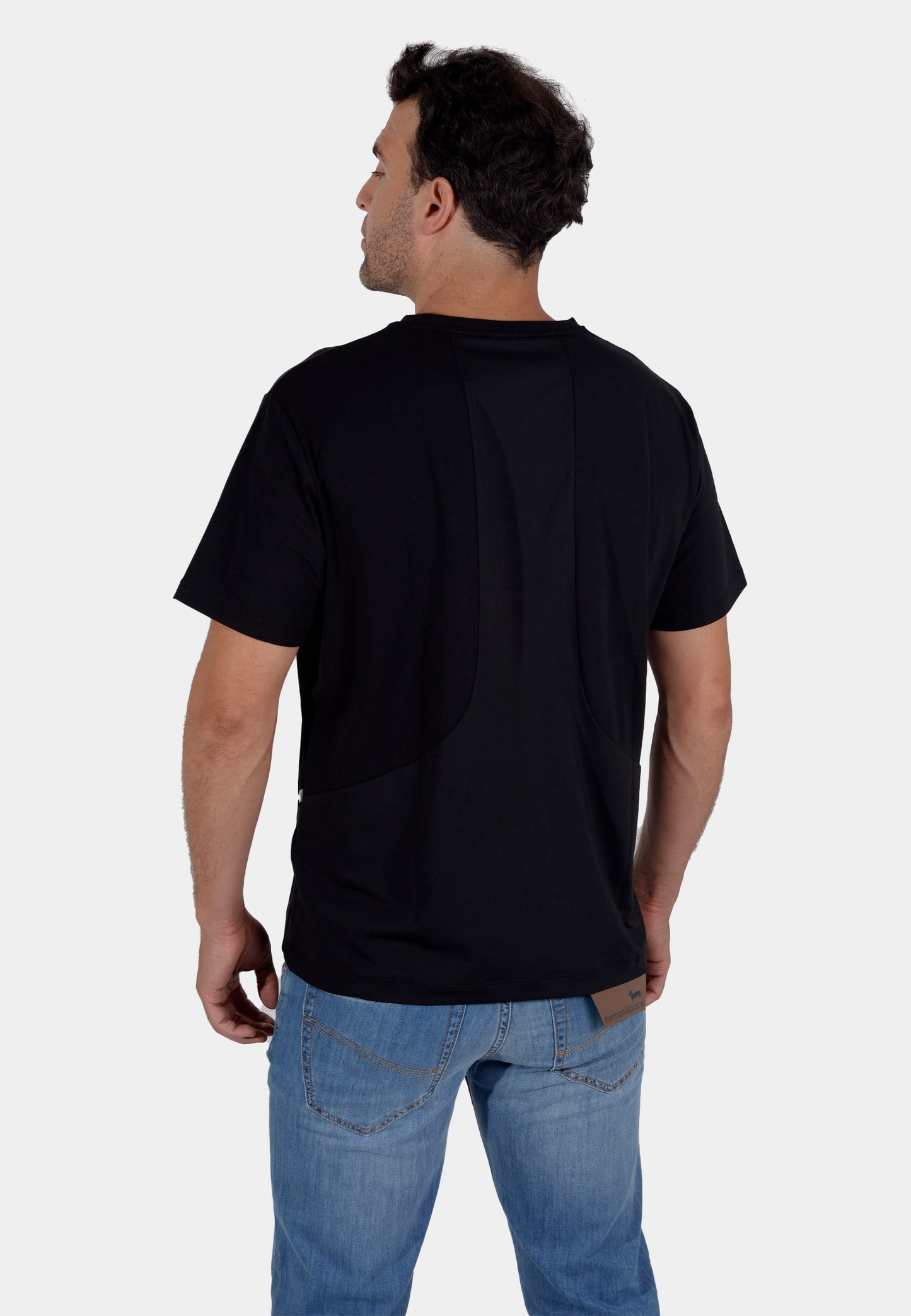 CAMISETA T-SHIRTS HACKETT NEGRO 95% COTTON, 5% ELASTANE (HM500760-999)