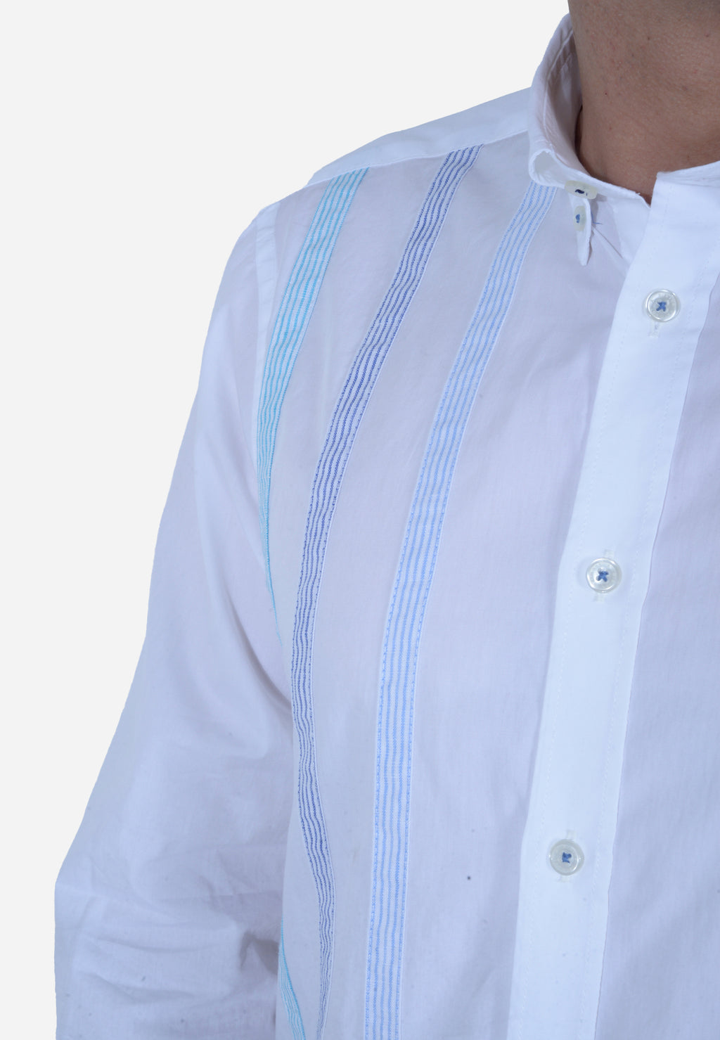 CAMISA HARMONT & BLAINE BLANCO RAYAS ALGODÓN (CRL975011759M-100)