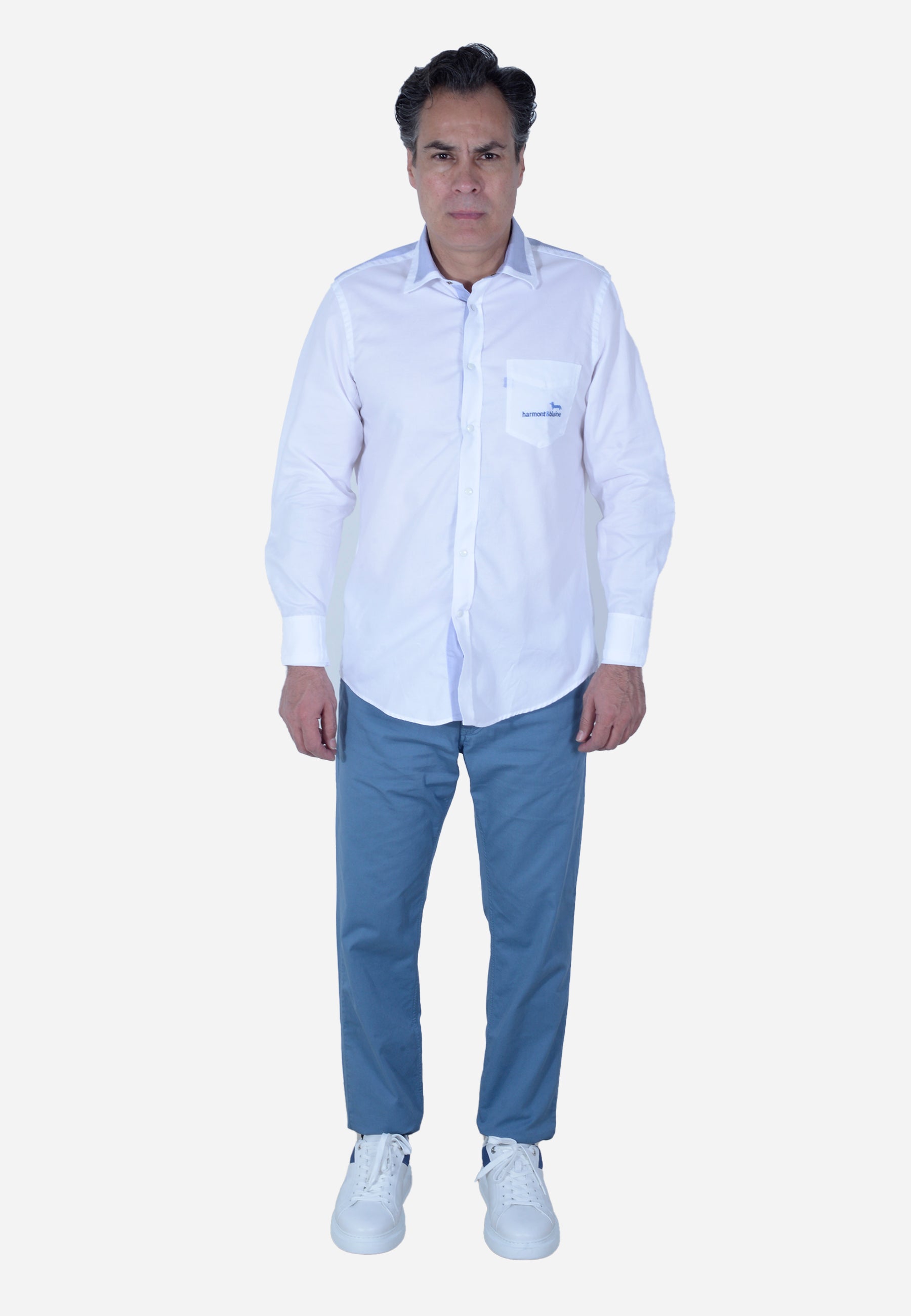 Camisa Hombre Blanca H&B