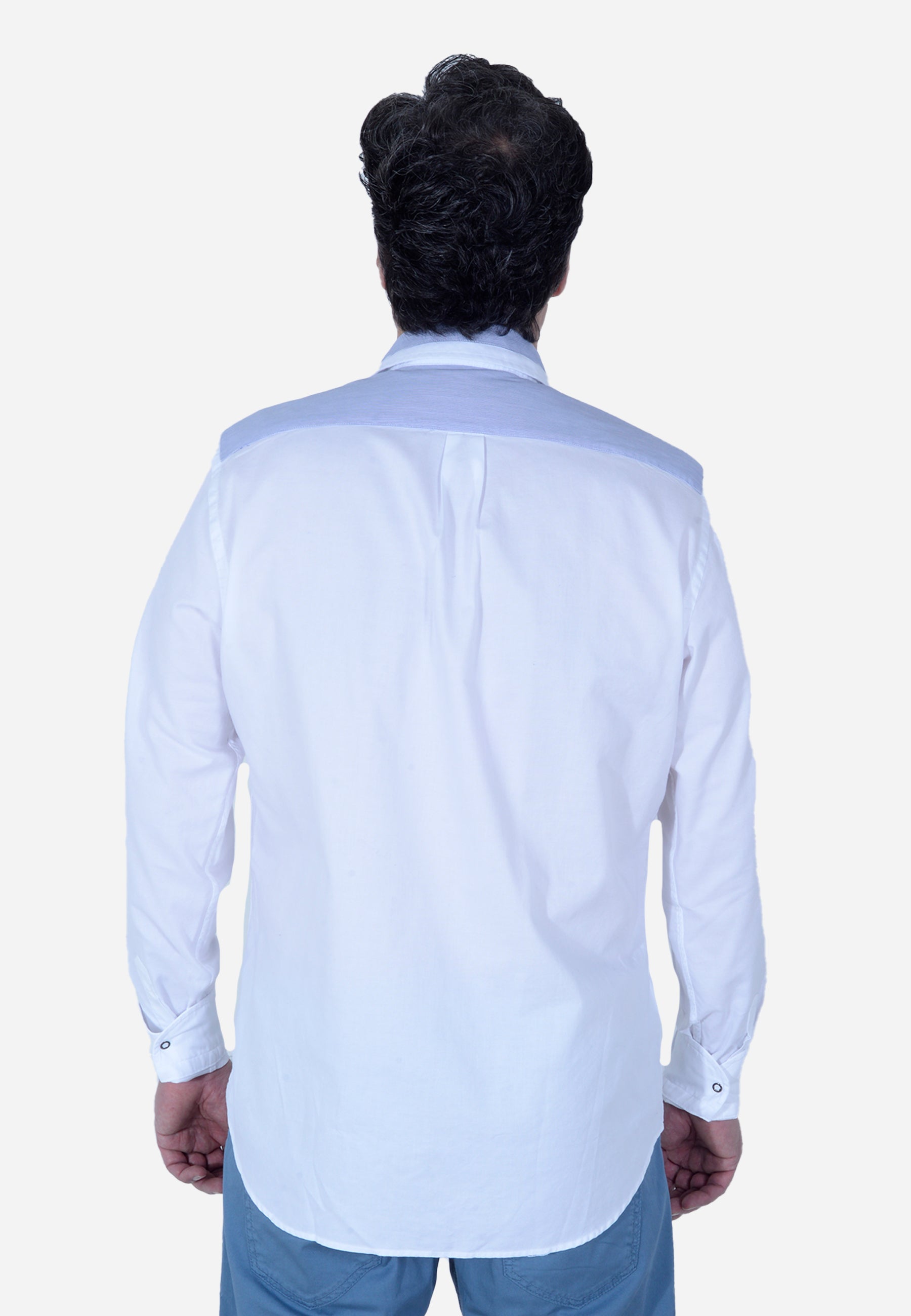 Camisa Hombre Blanca H&B
