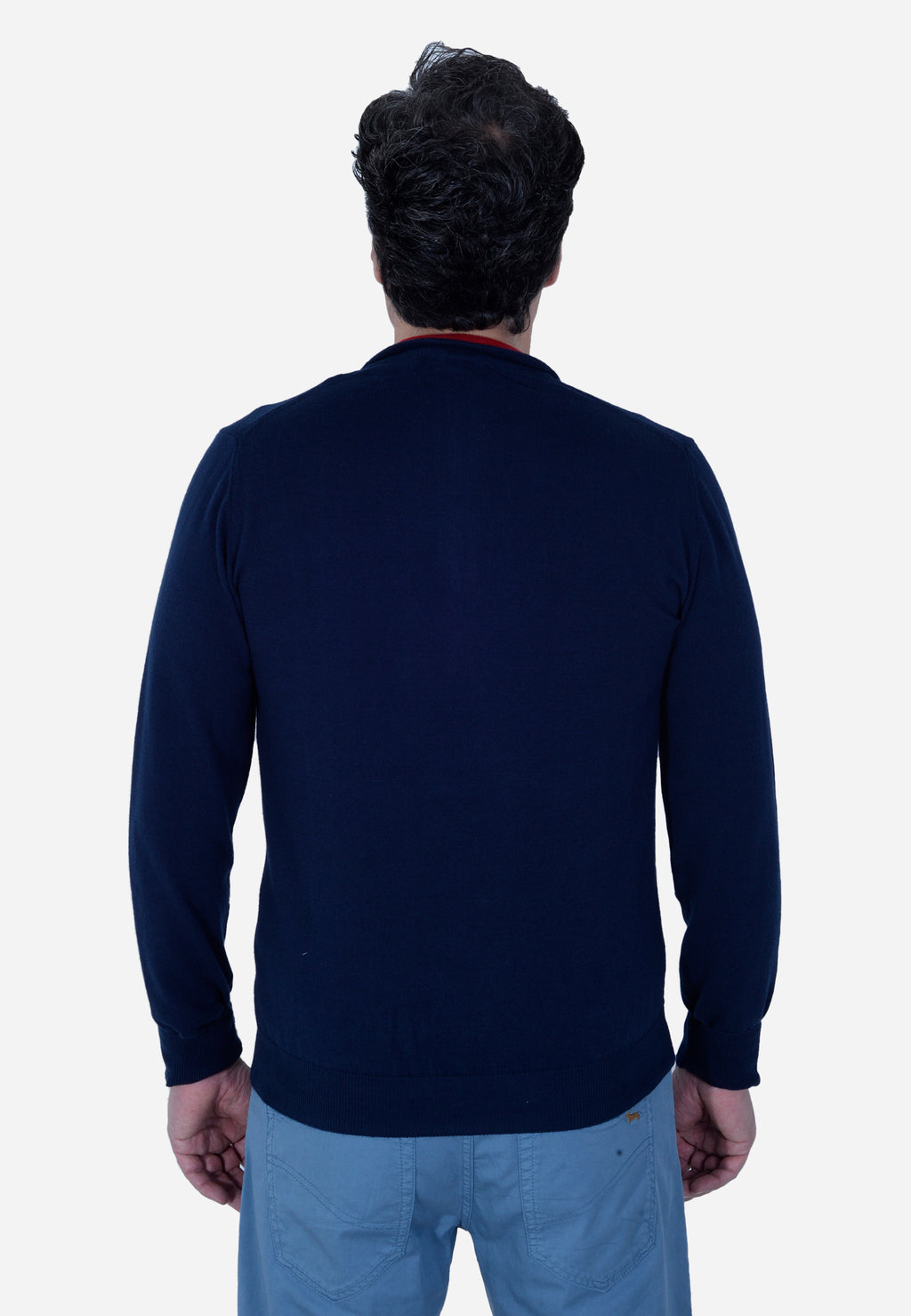 SWETER HARMONT & BLAINE AZUL ALGODÓN (HRL622030763-828)
