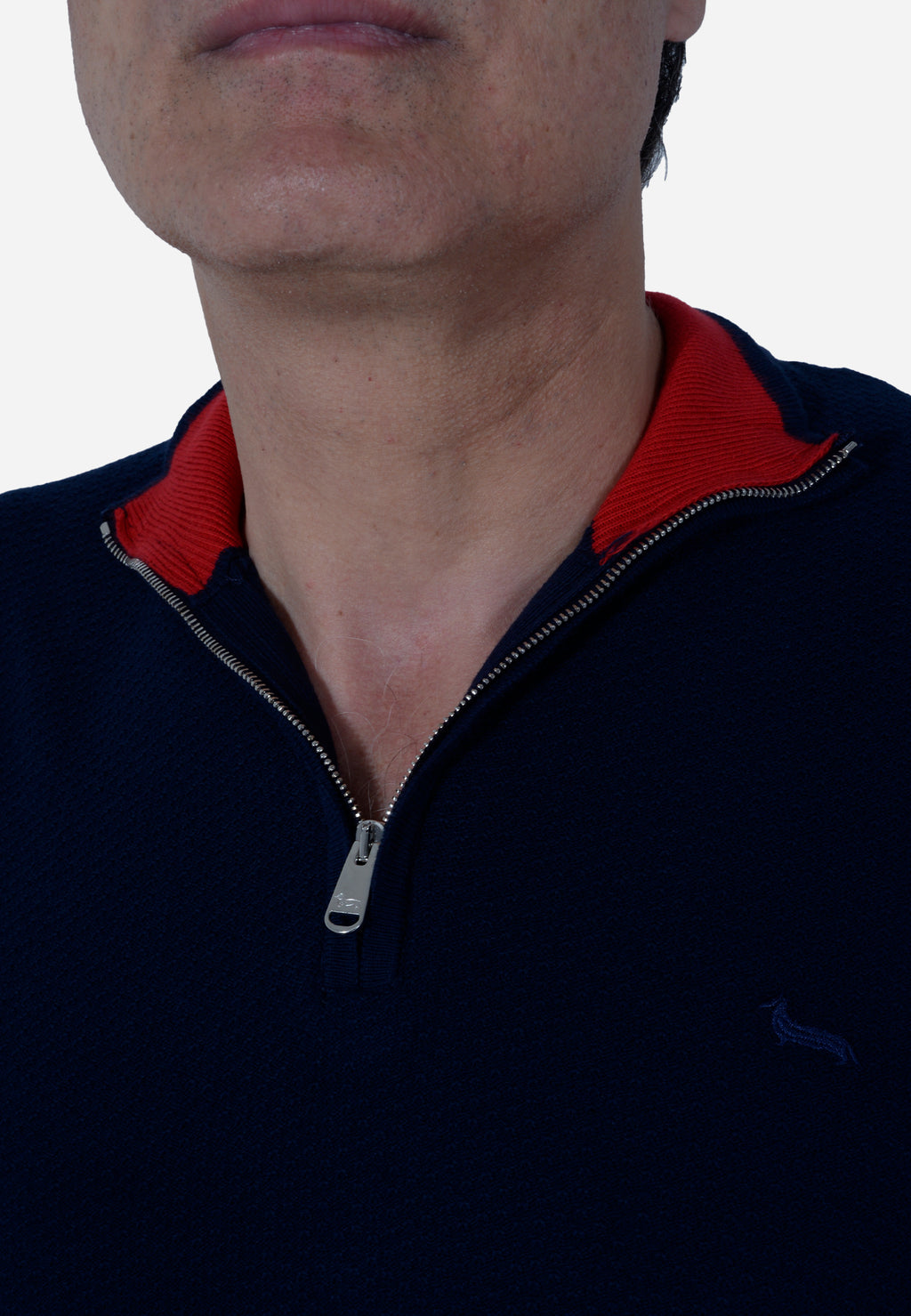SWETER HARMONT & BLAINE AZUL ALGODÓN (HRL622030763-828)
