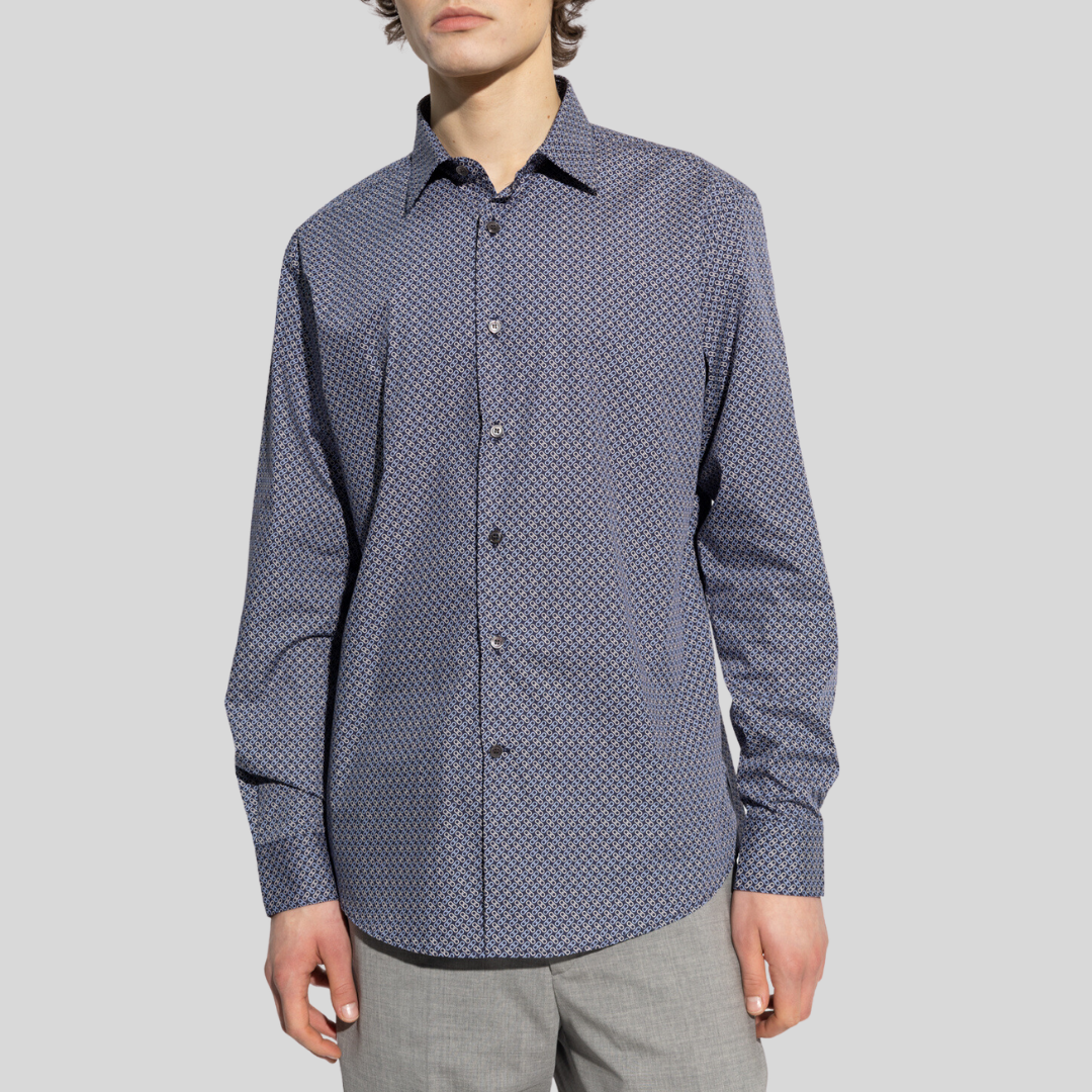 Camisa Hombre Azul  Gancini S.F.