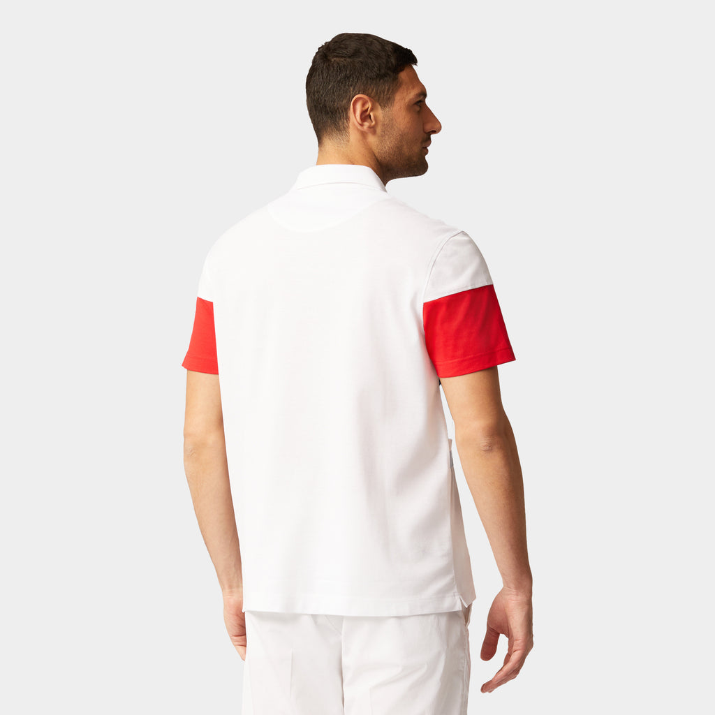 CAMISETA POLO HARMONT BLANCO ALGODÓN (LRJ3390211480-100)