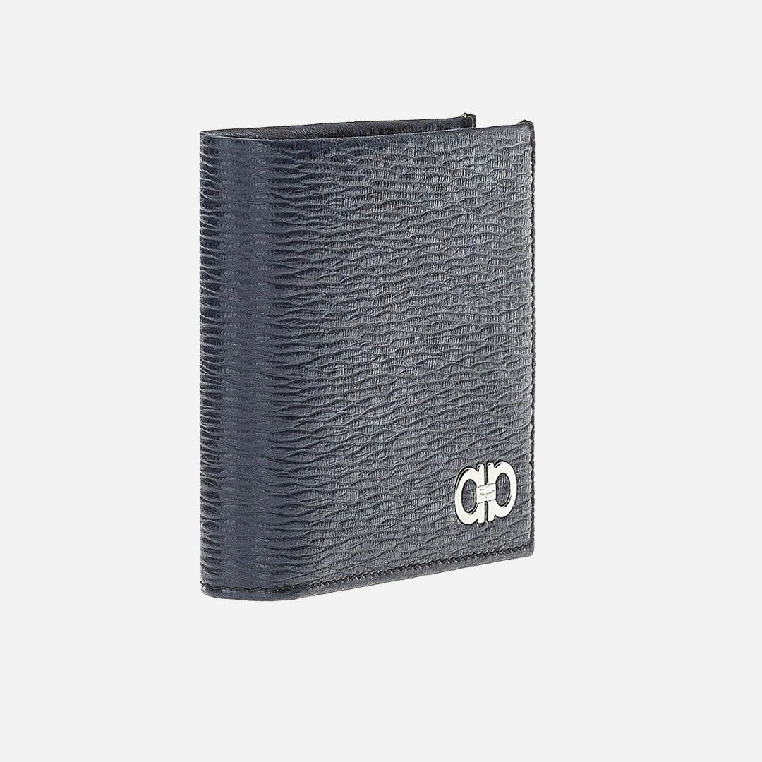 Billetera Azul Cuero