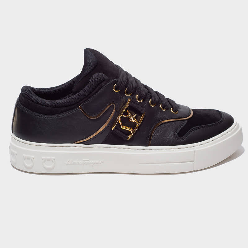 TENIS FERRAGAMO NEGRO  (747114-NORIS)