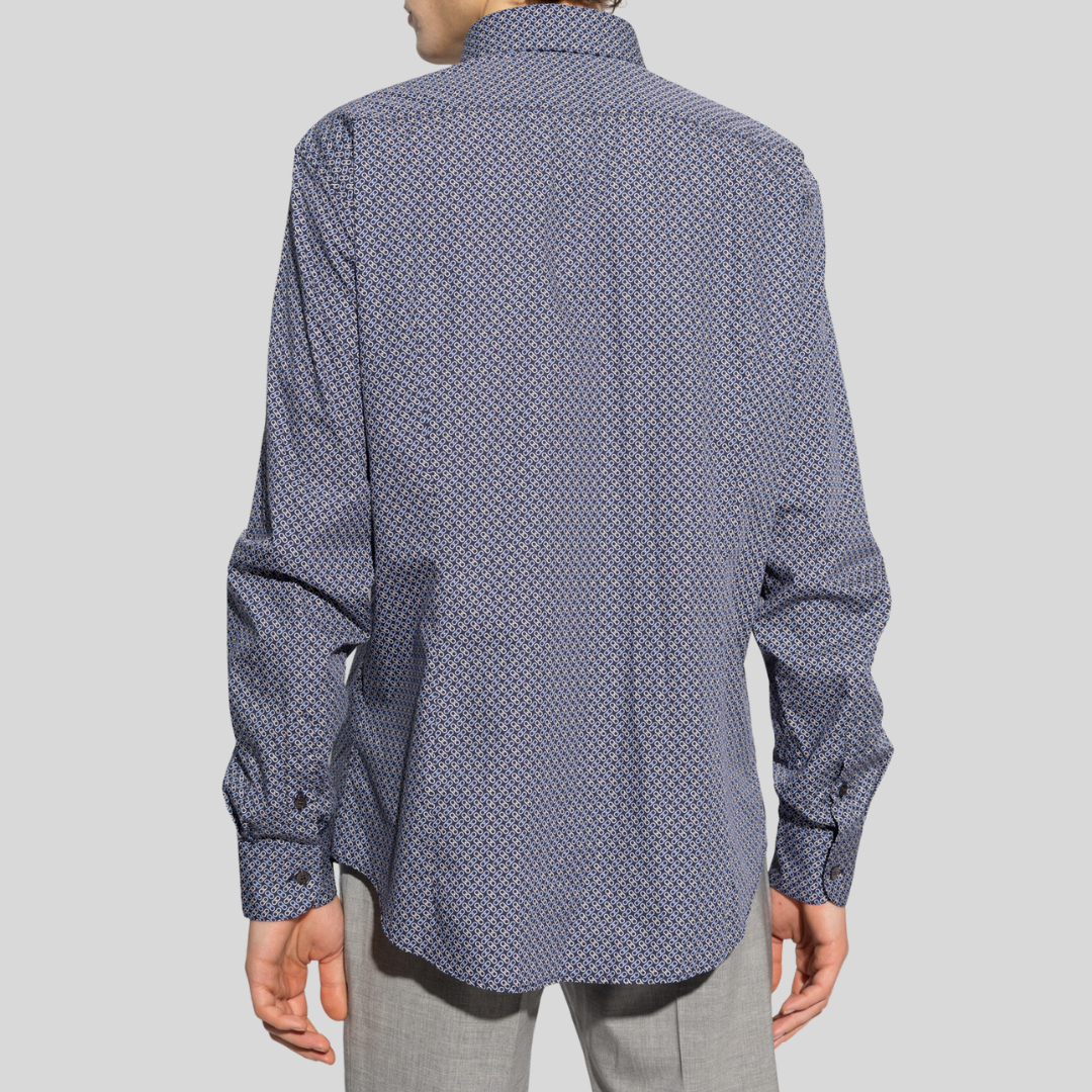 Camisa Hombre Azul  Gancini S.F.