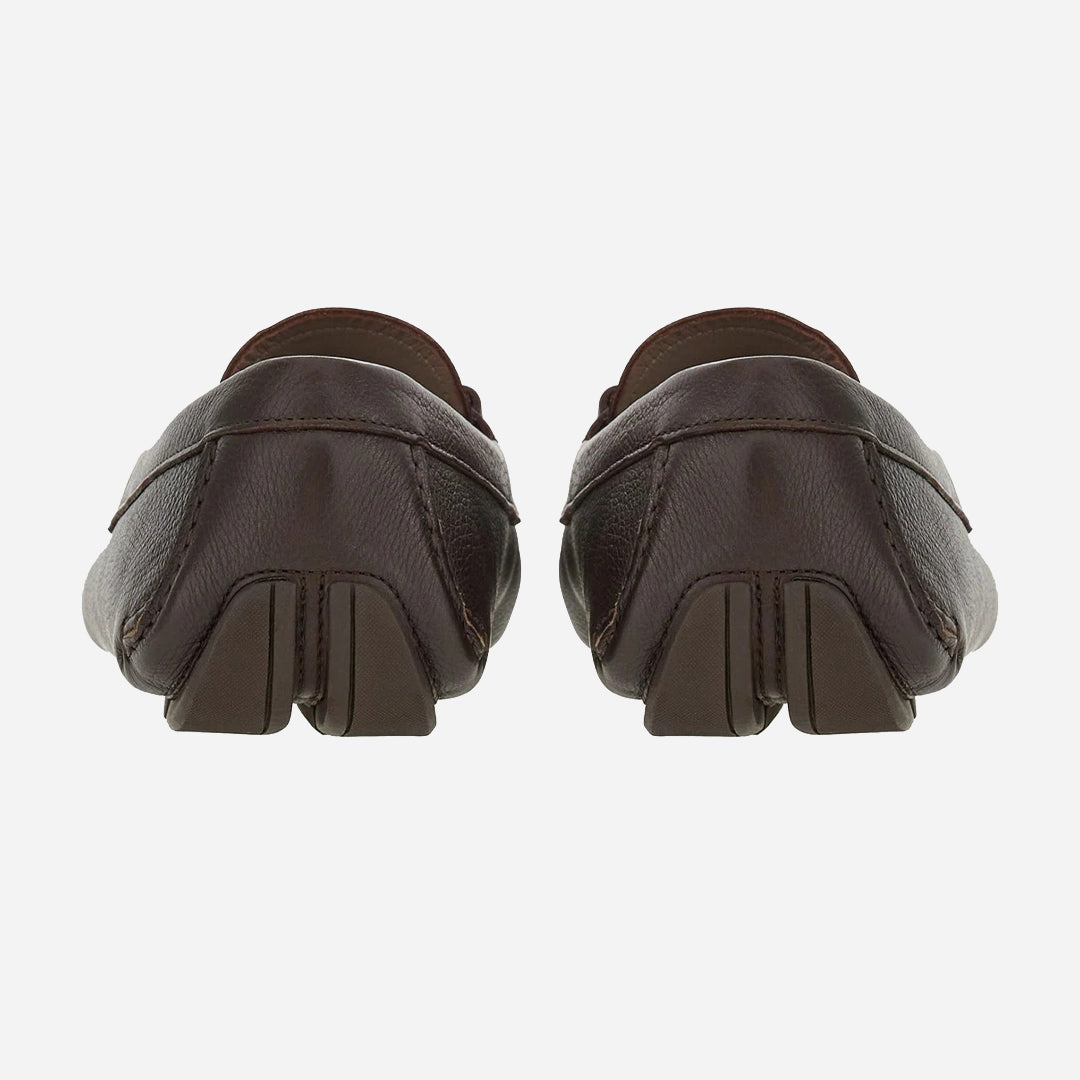 Zapato Mocasines Driver Gancini Café S.F.