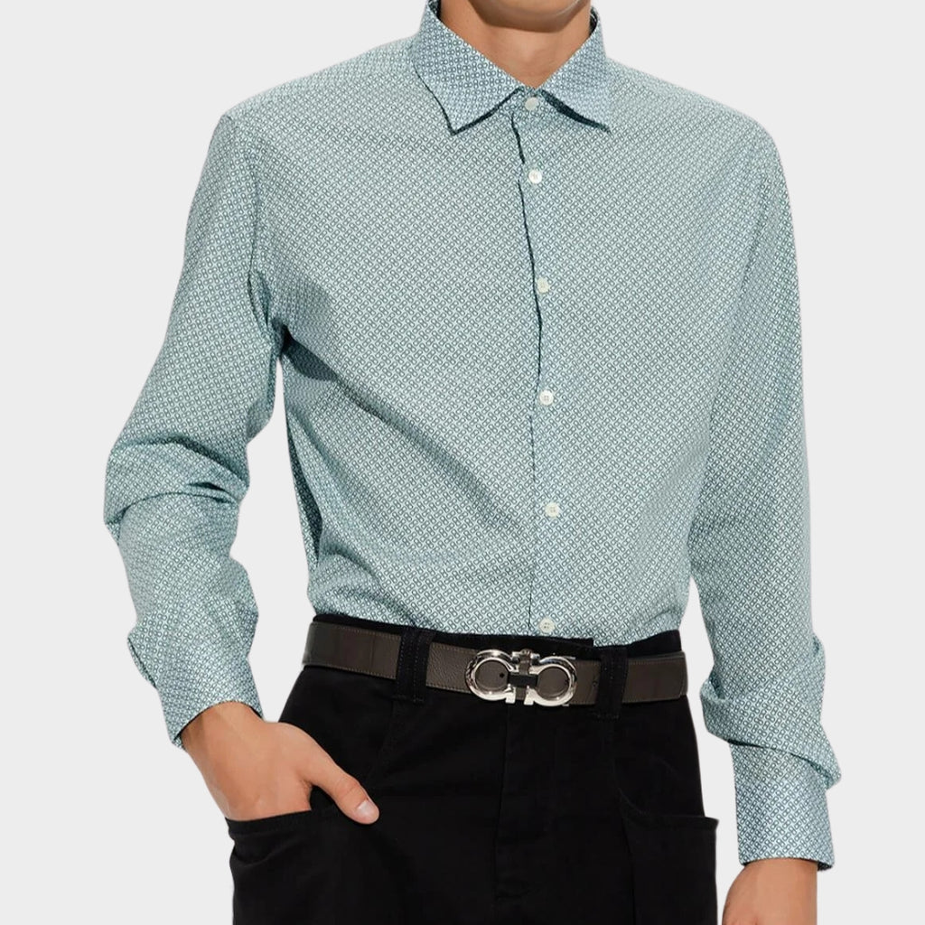 CAMISA FERRAGAMO AZUL (757390-142980)