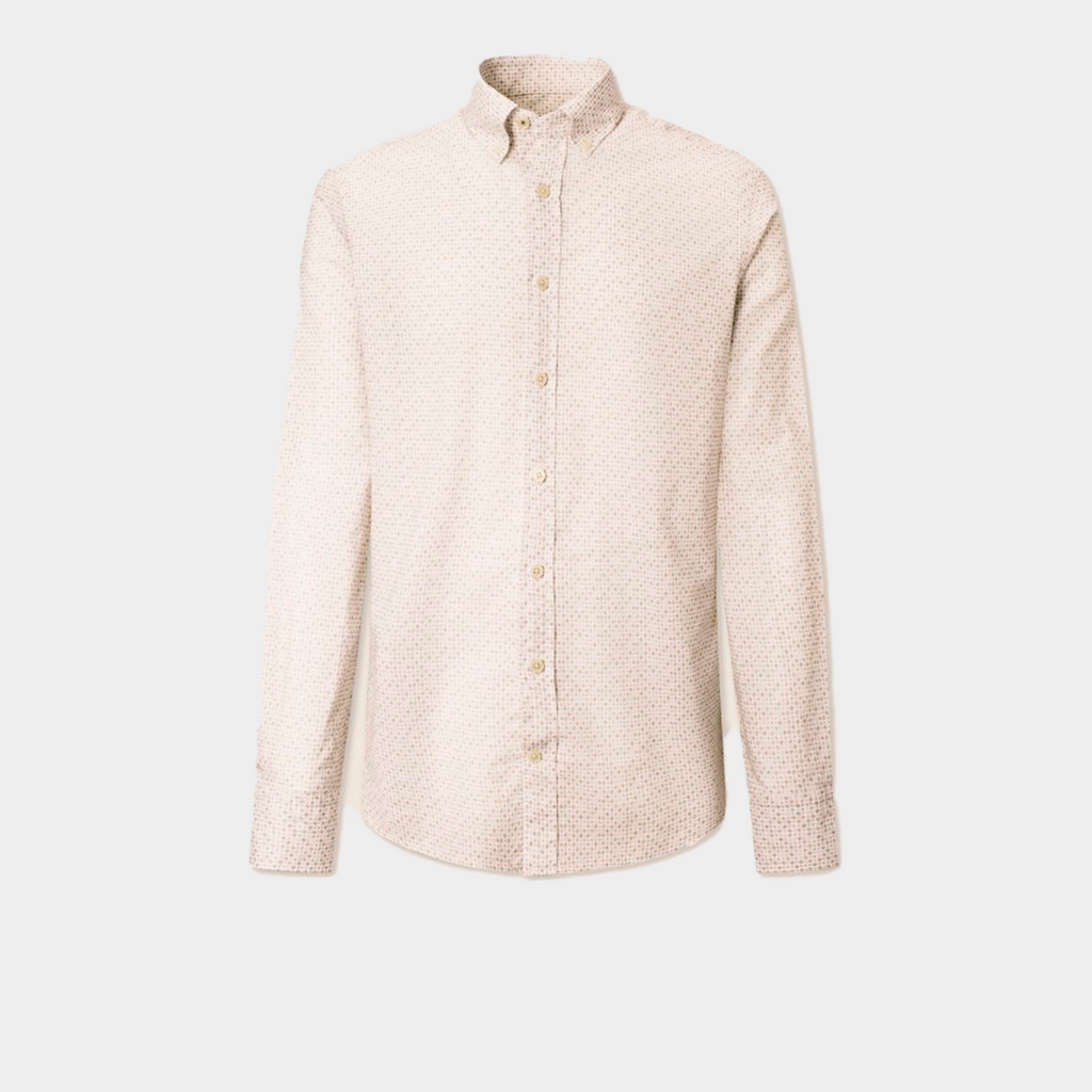 CAMISA HACKETT VERDE FIGUR 100% COTTON (HM309429-1BD)