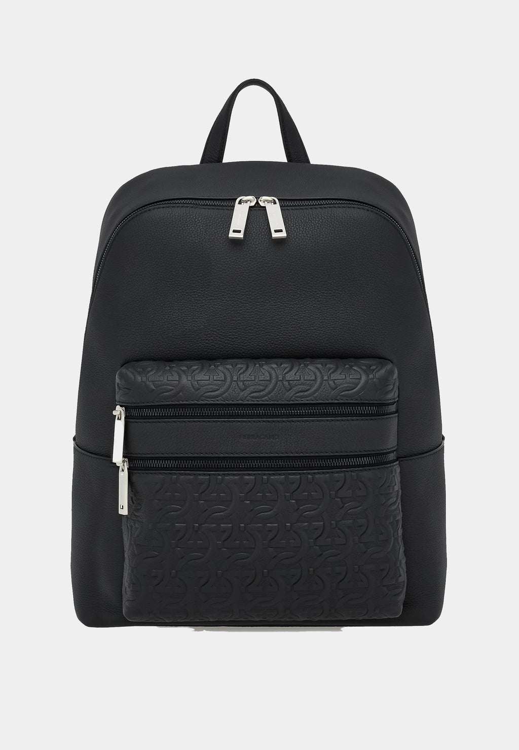 Backpack Negro Cuero + Fabric T-Unic