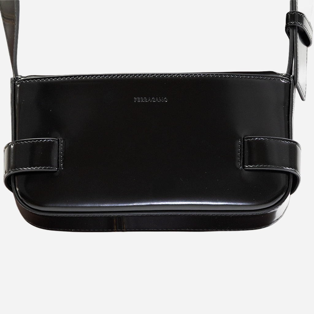Maleta De Hombro Minimalist Negra. S.F.