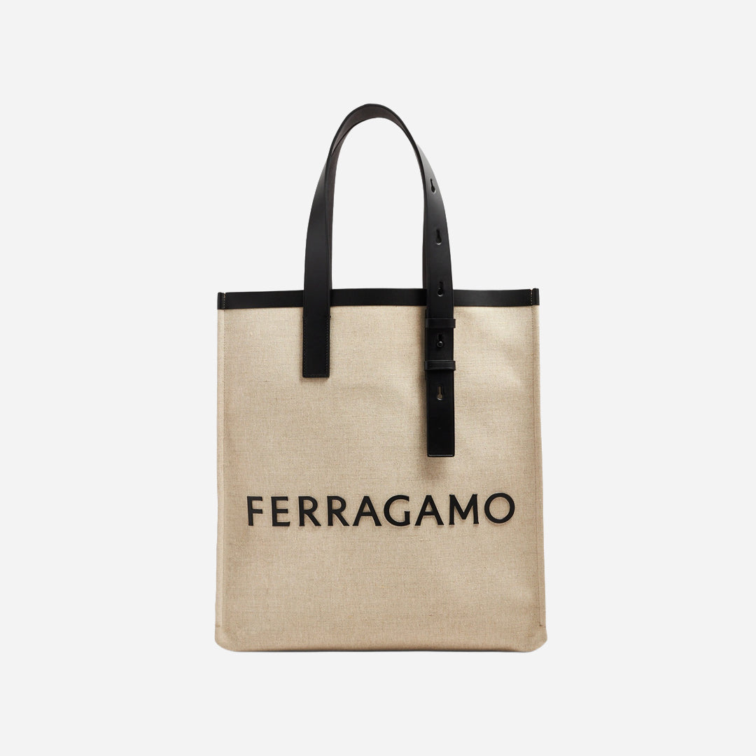 Tote Bag Beige Logo S.F.
