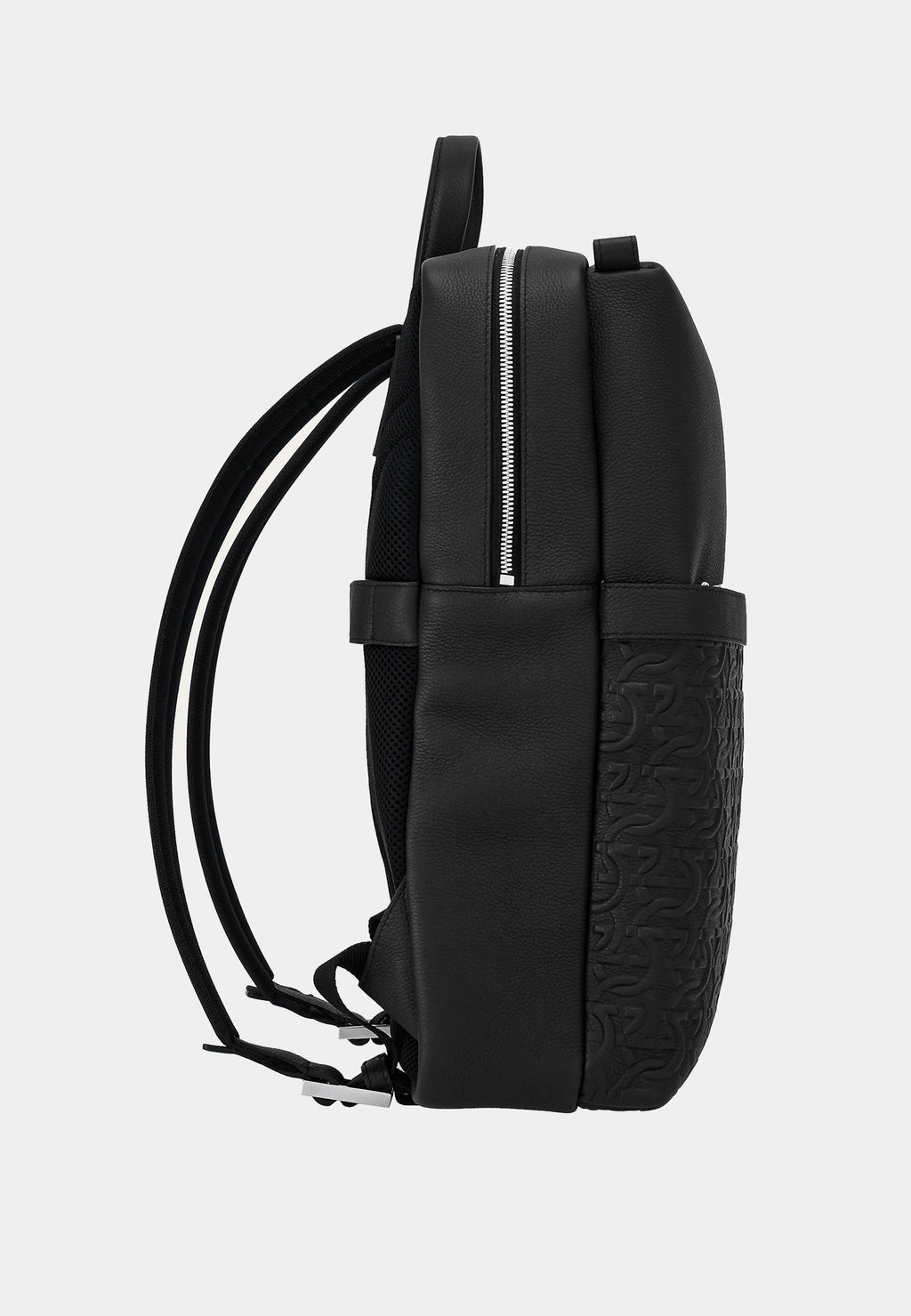 Backpack Negro Cuero + Fabric T-Unic