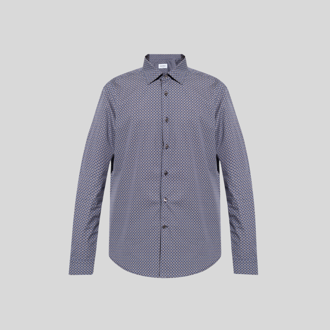 Camisa Hombre Azul  Gancini S.F.