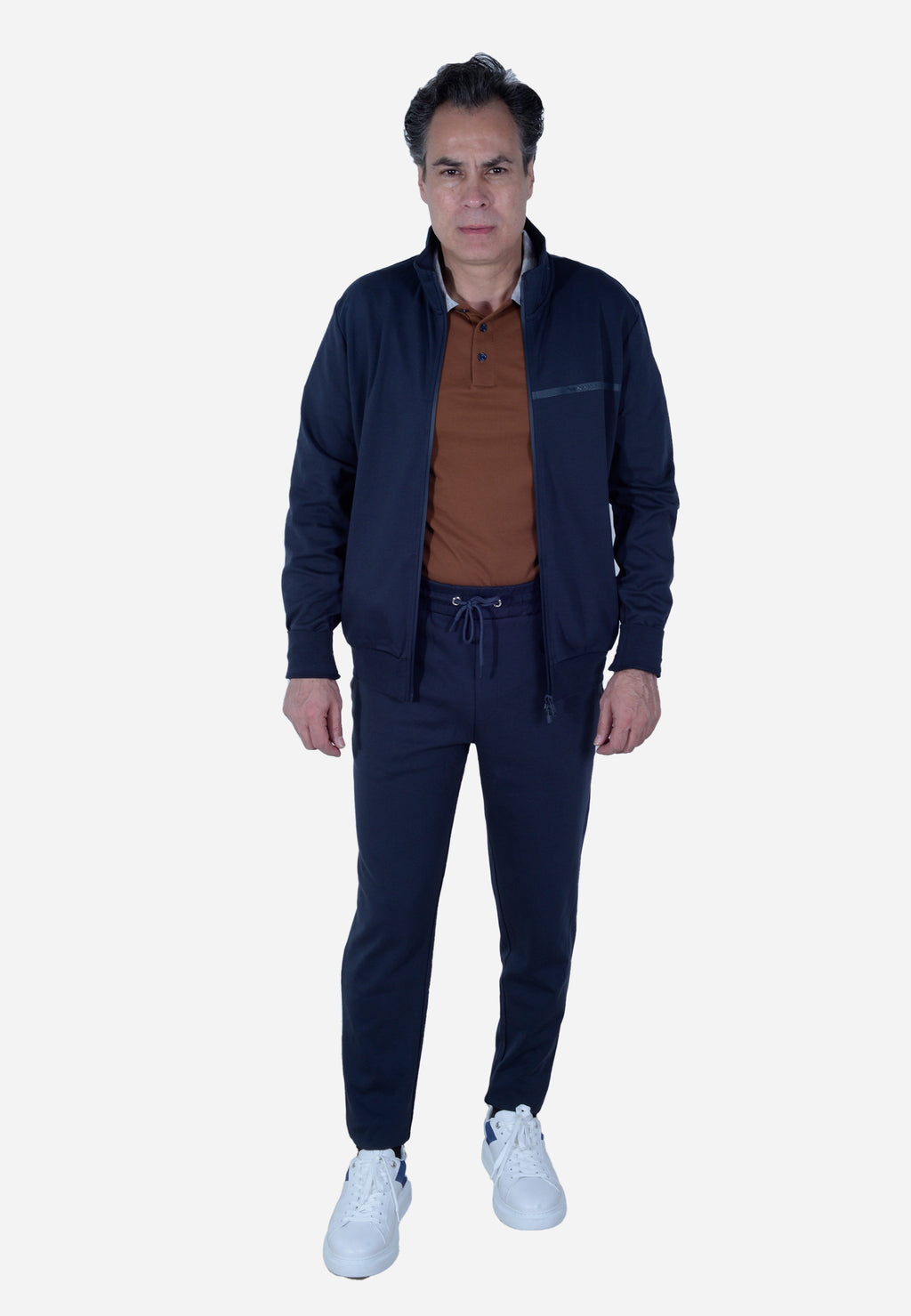 SUDADERA CHAQ+PANT HARMONT & BLAINE AZUL ALGODÓN (FRL158021168-801)