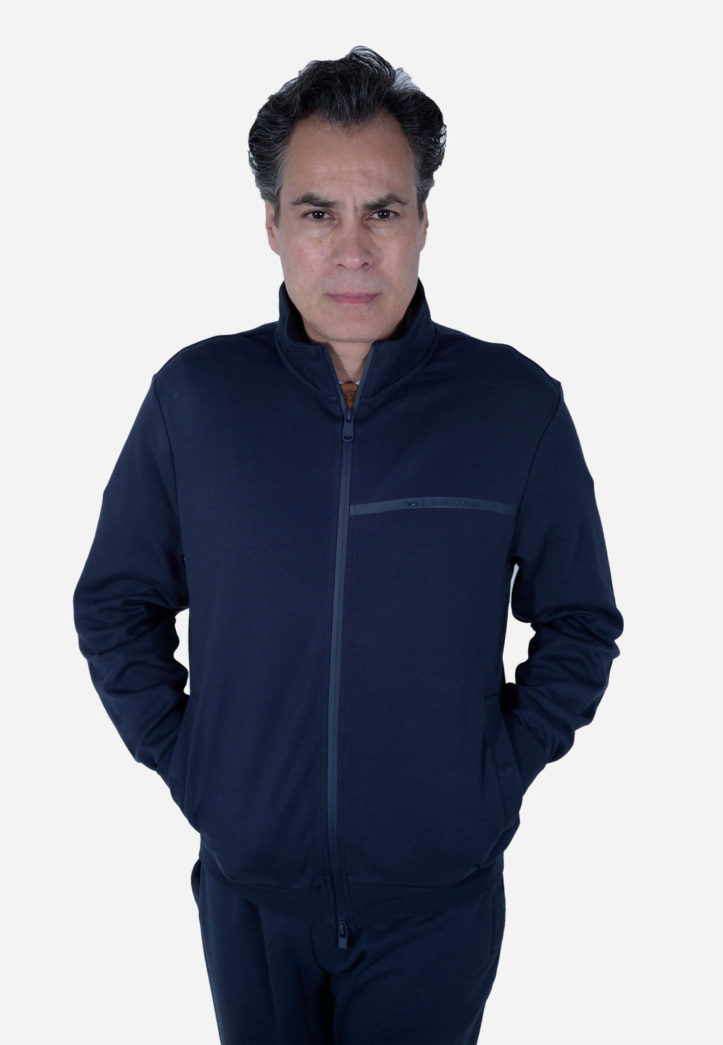 SUDADERA CHAQ+PANT HARMONT & BLAINE AZUL ALGODÓN (FRL158021168-801)