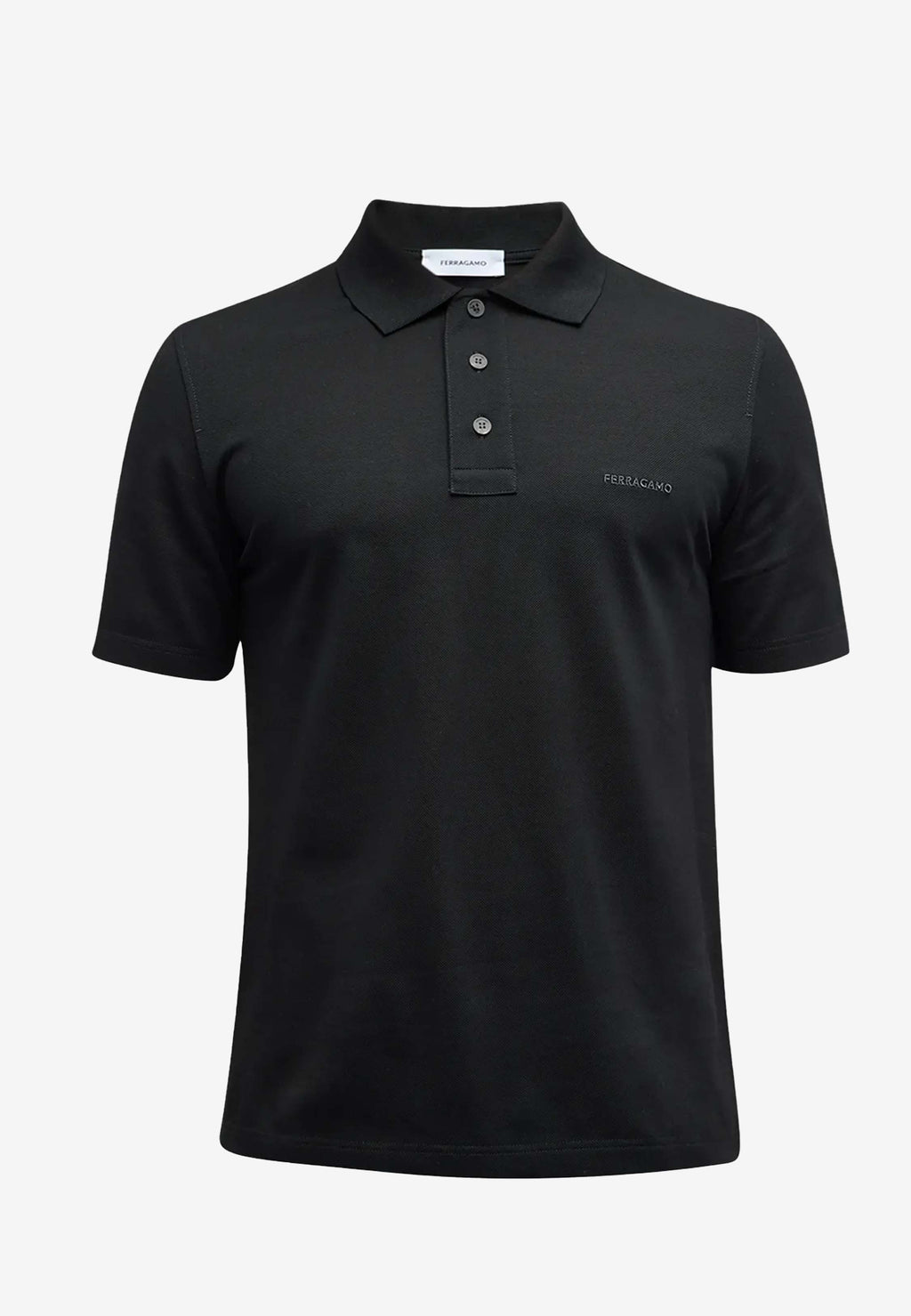 Camiseta Polo Negro Algodón S.F.