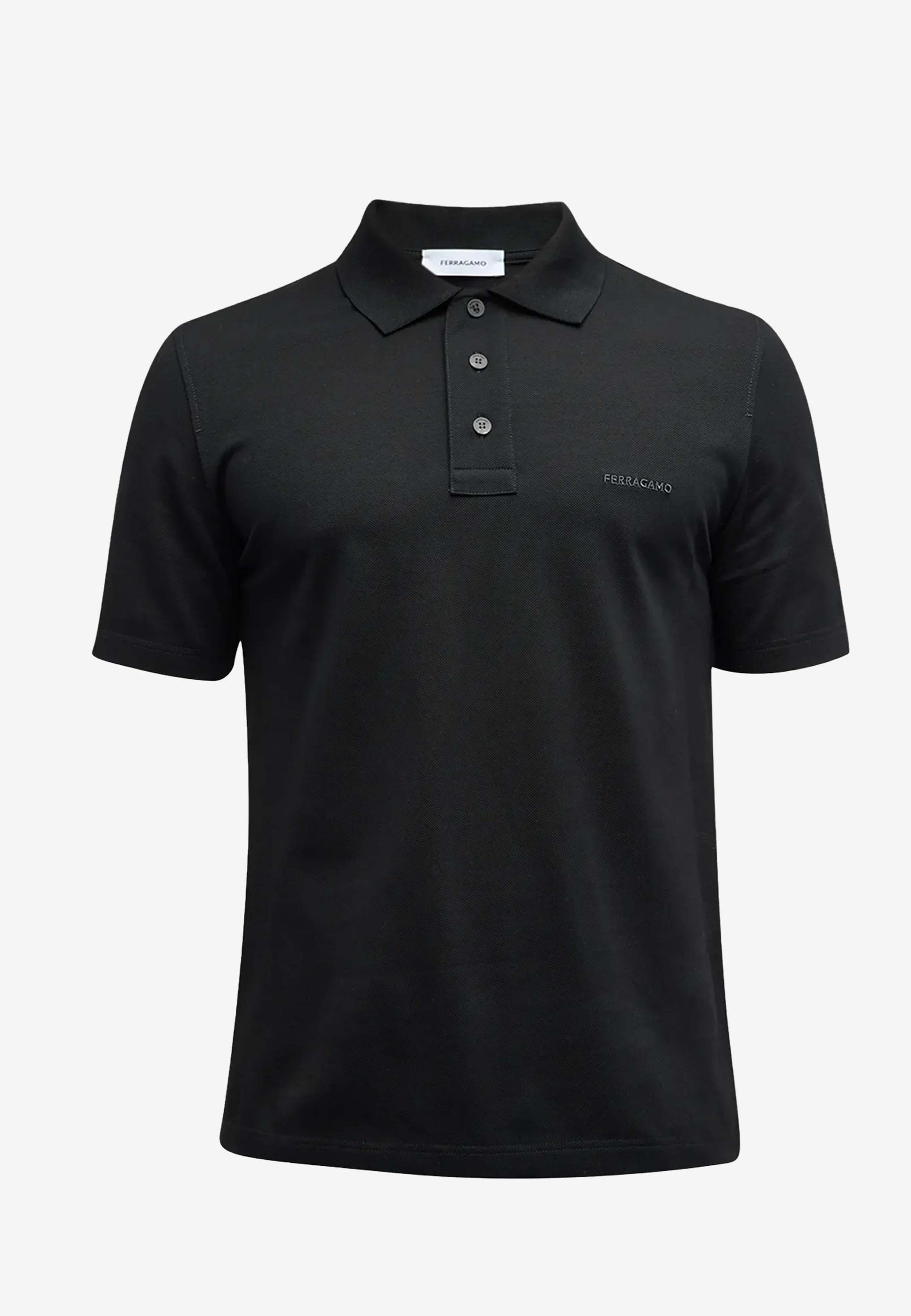 Camiseta Polo Negro Algodón S.F.