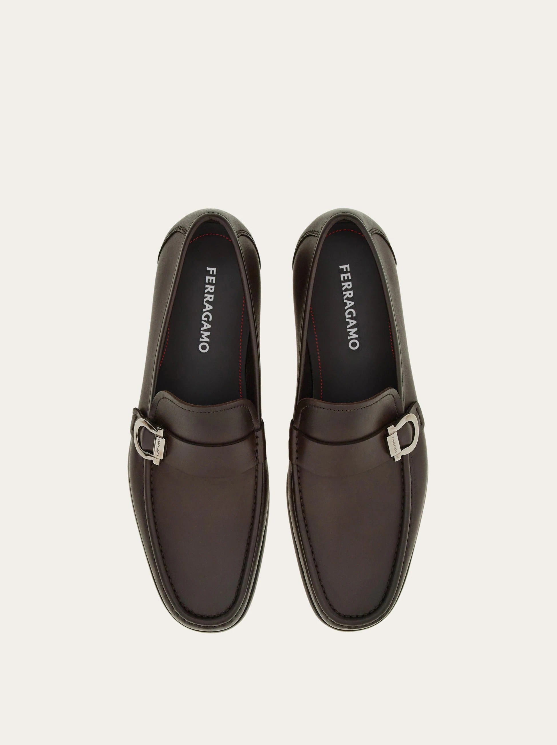 ZAPATO FERRAGAMO CAFE CUERO (774252-CASPIAN)