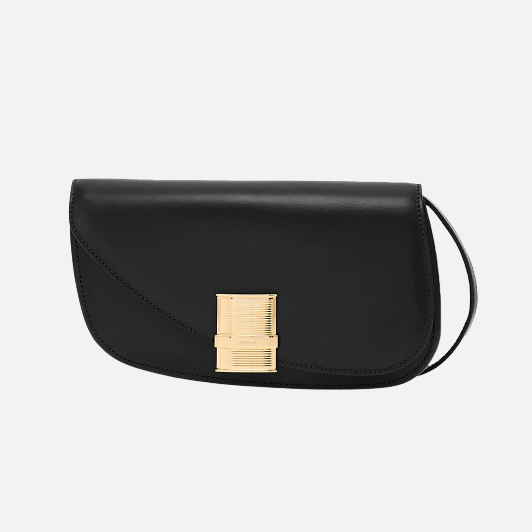 BOLSO FERRAGAMO DAMA NEGRO CUERO T-UNIC(775015-218951)