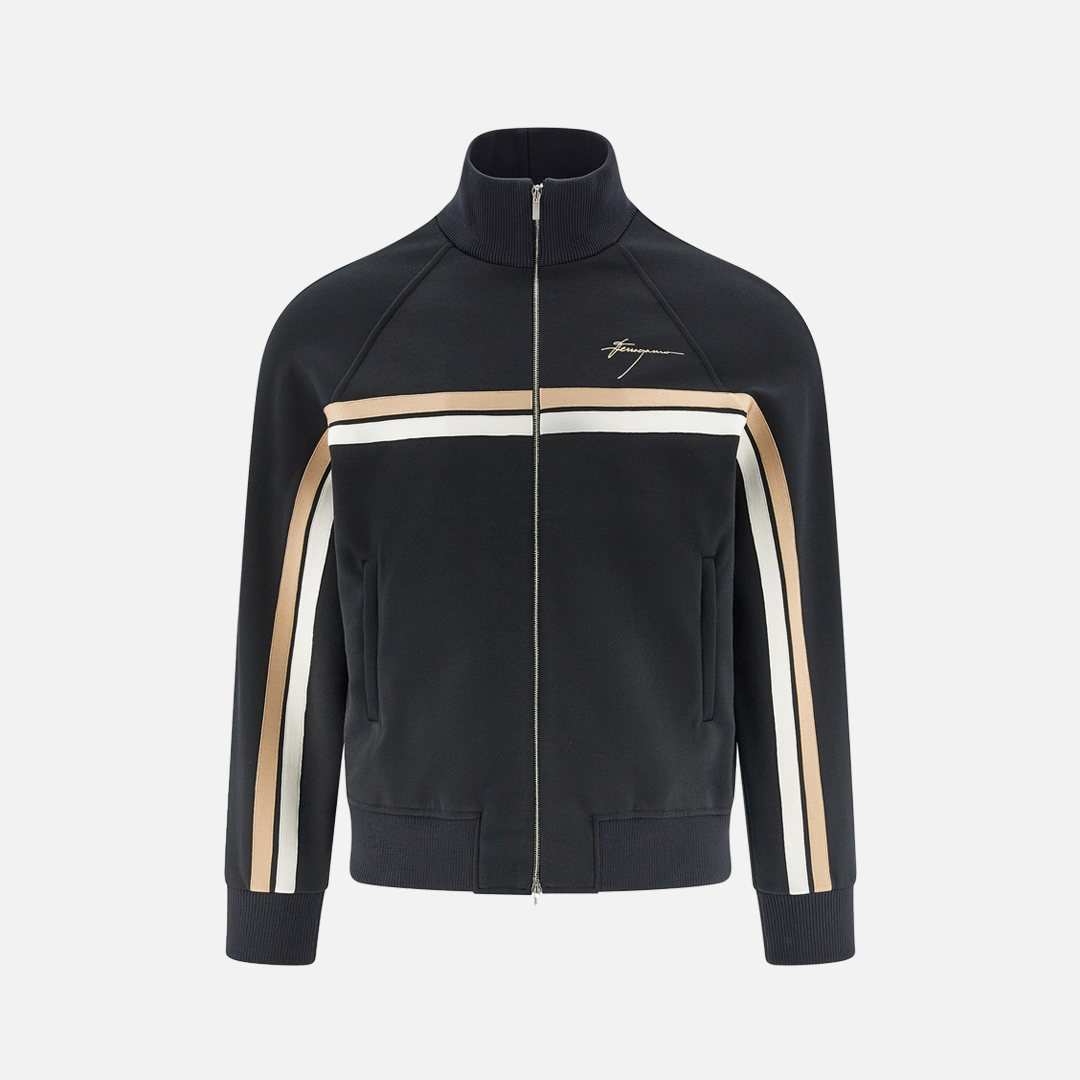 Chaqueta Negra Deportiva Hombre