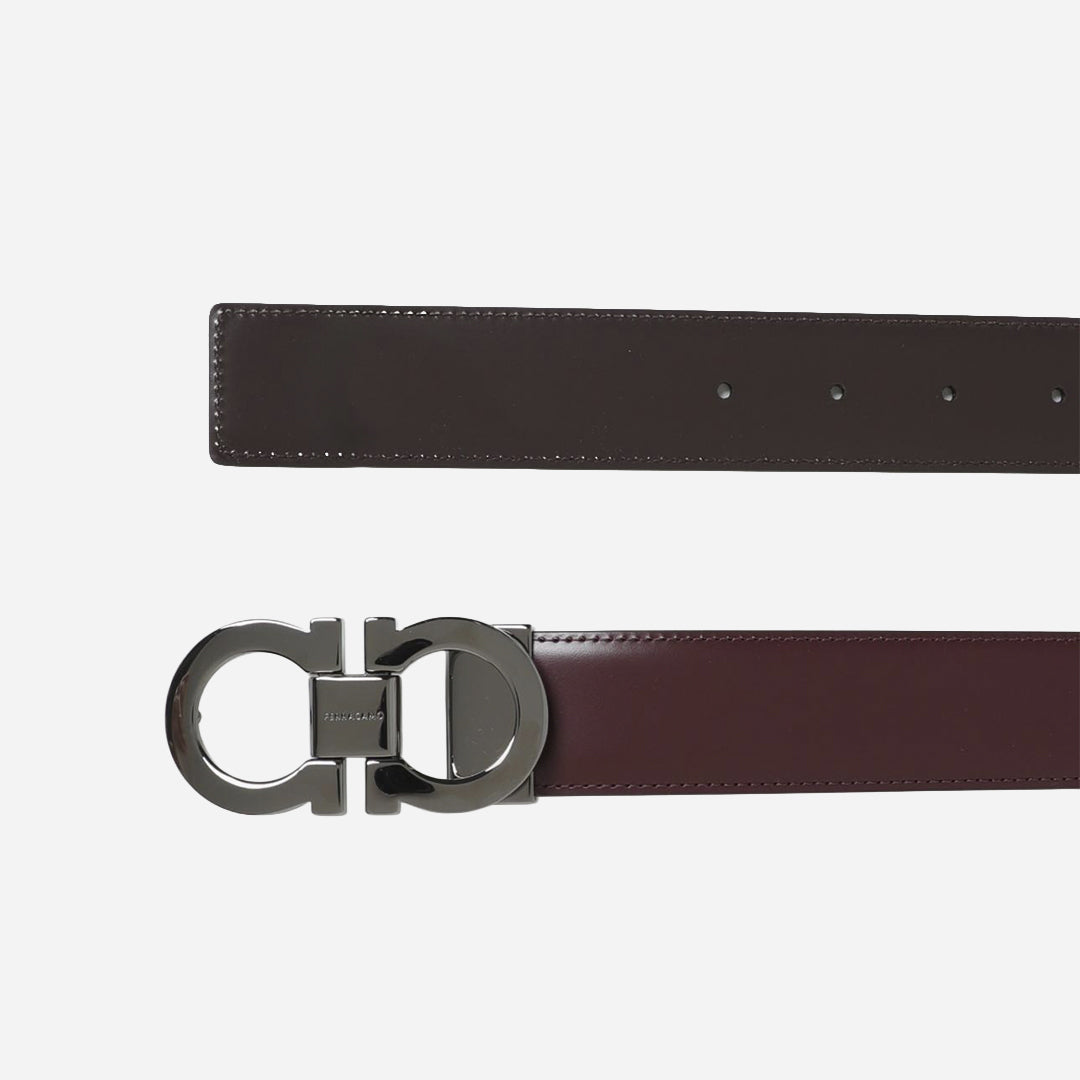 Cinturón Reversible Cafe Cuero S.F.