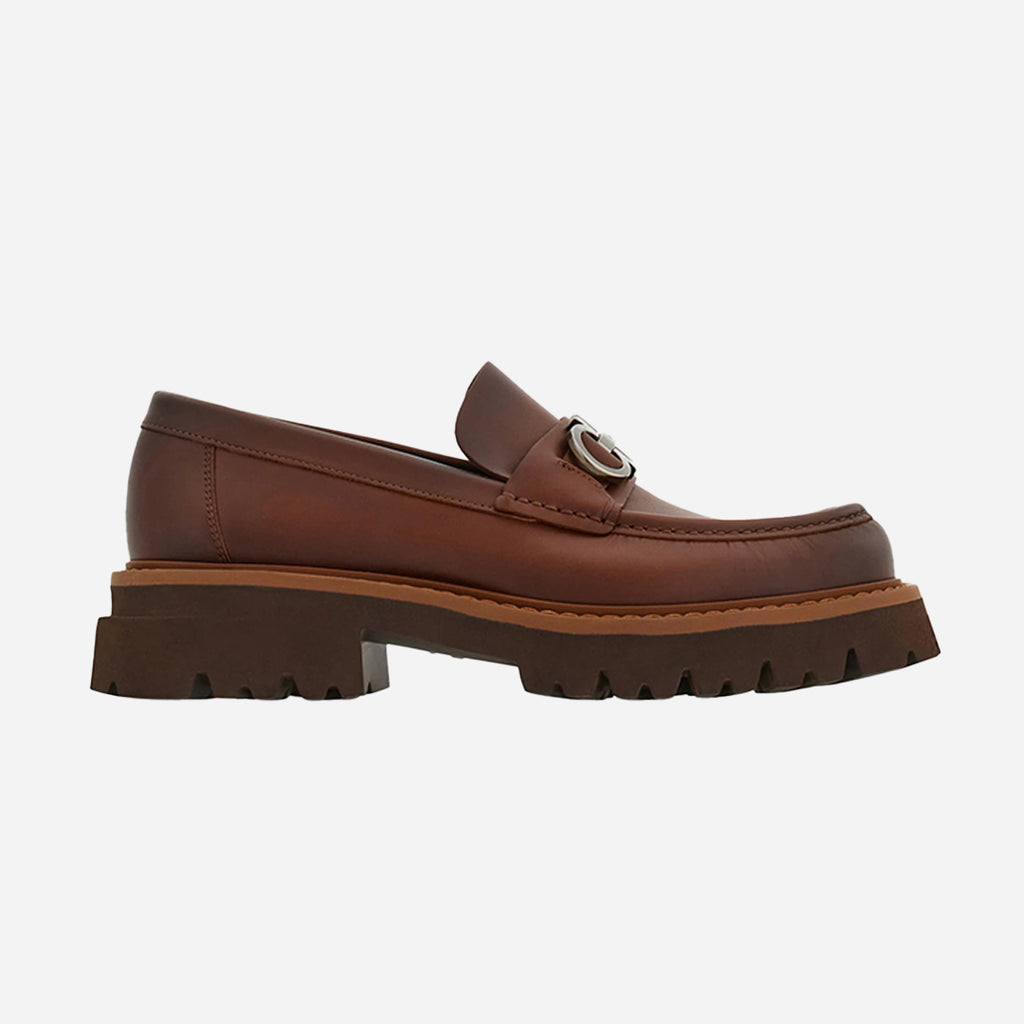 Zapato Florian Gancini Café en Cuero S.F.