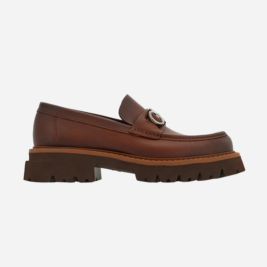 Zapato Florian Gancini Café en Cuero S.F.