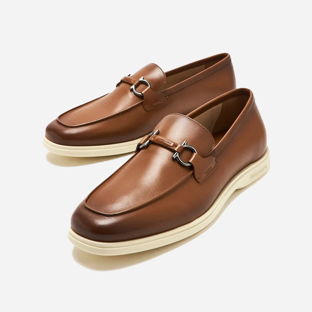 Zapato Mocasines Cosimo Gancini Café S.F.