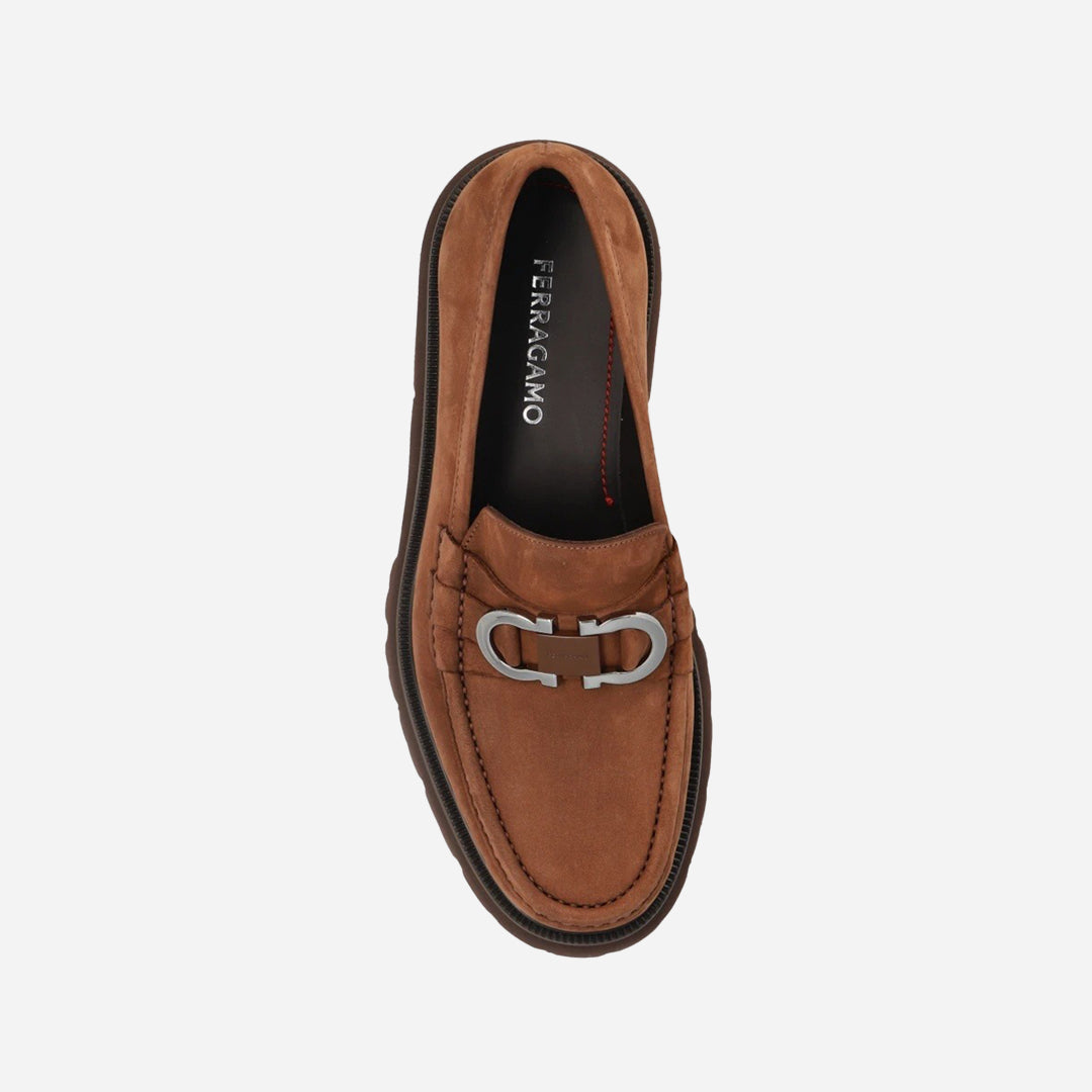 Zapatos Mocasines Gamuza Cocoon Café S.F.