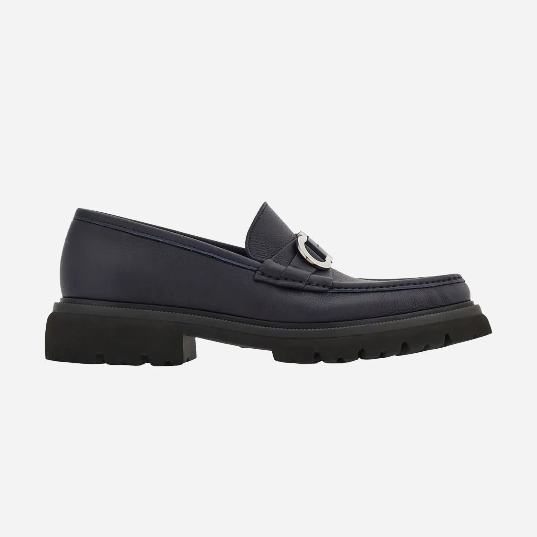 Zapato Mocasines Cocoon Gancini Azul Profundo S.F.