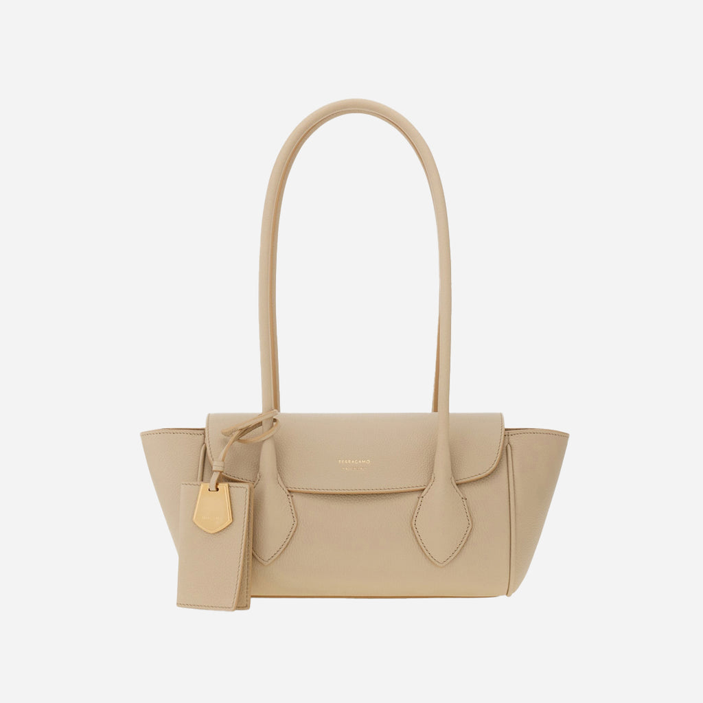 Bolso Dama Tote Beige S.F.