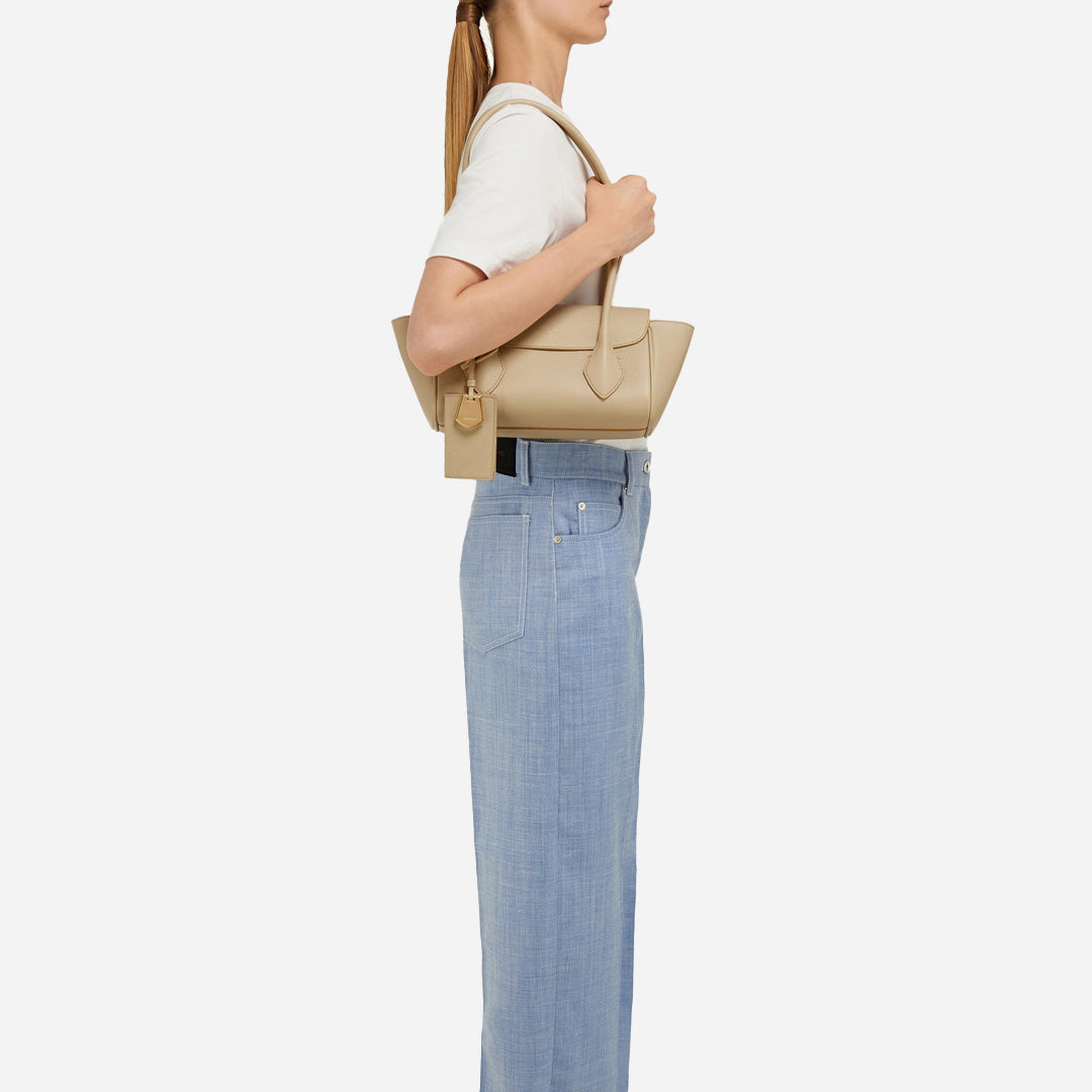 Bolso Dama Tote Beige S.F.