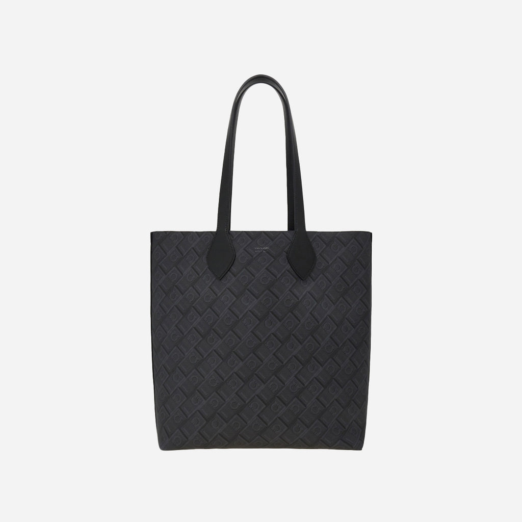 Bolso Dama Tote Reversible Negro S.F.