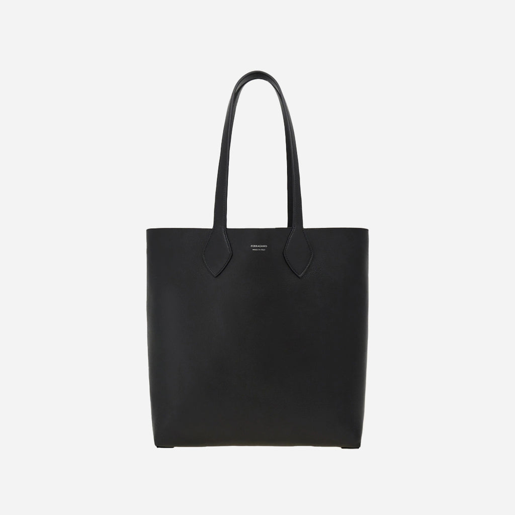 Bolso Dama Tote Reversible Negro S.F.