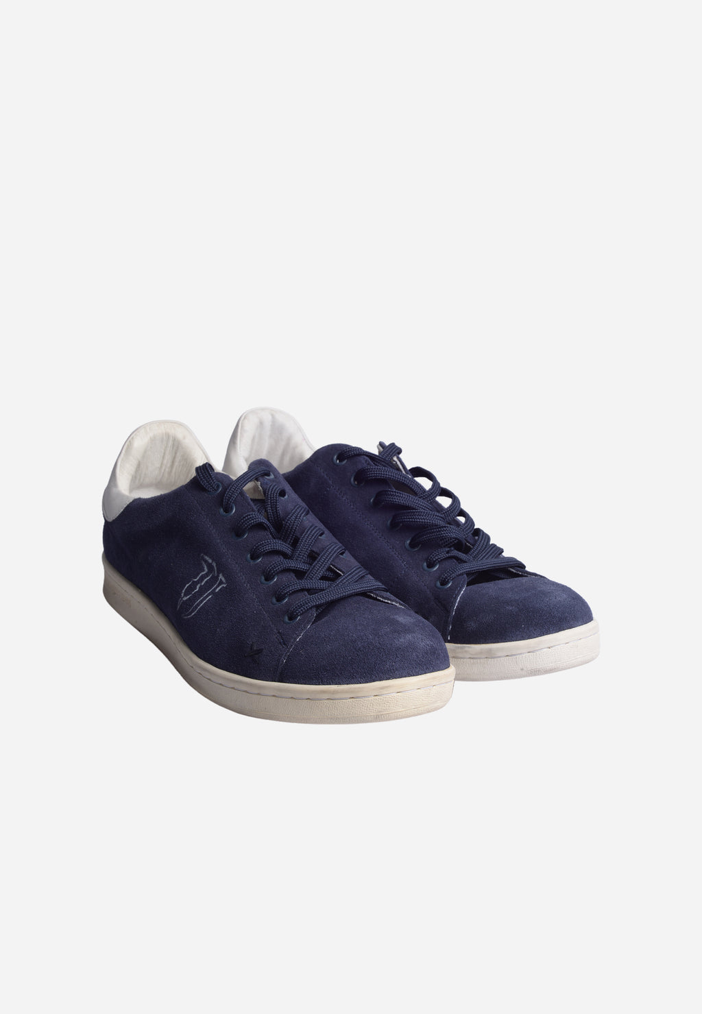 Tenis Casuales De Gamuza Azul Marino T.