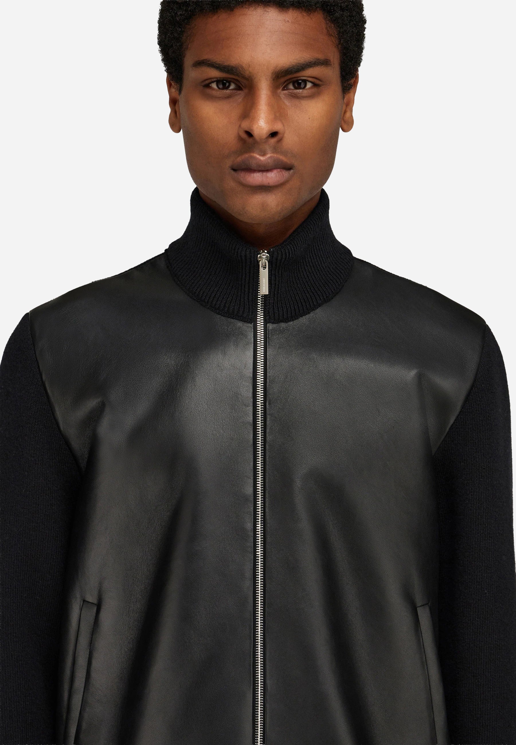 Chaqueta Bomber Negra S.F.