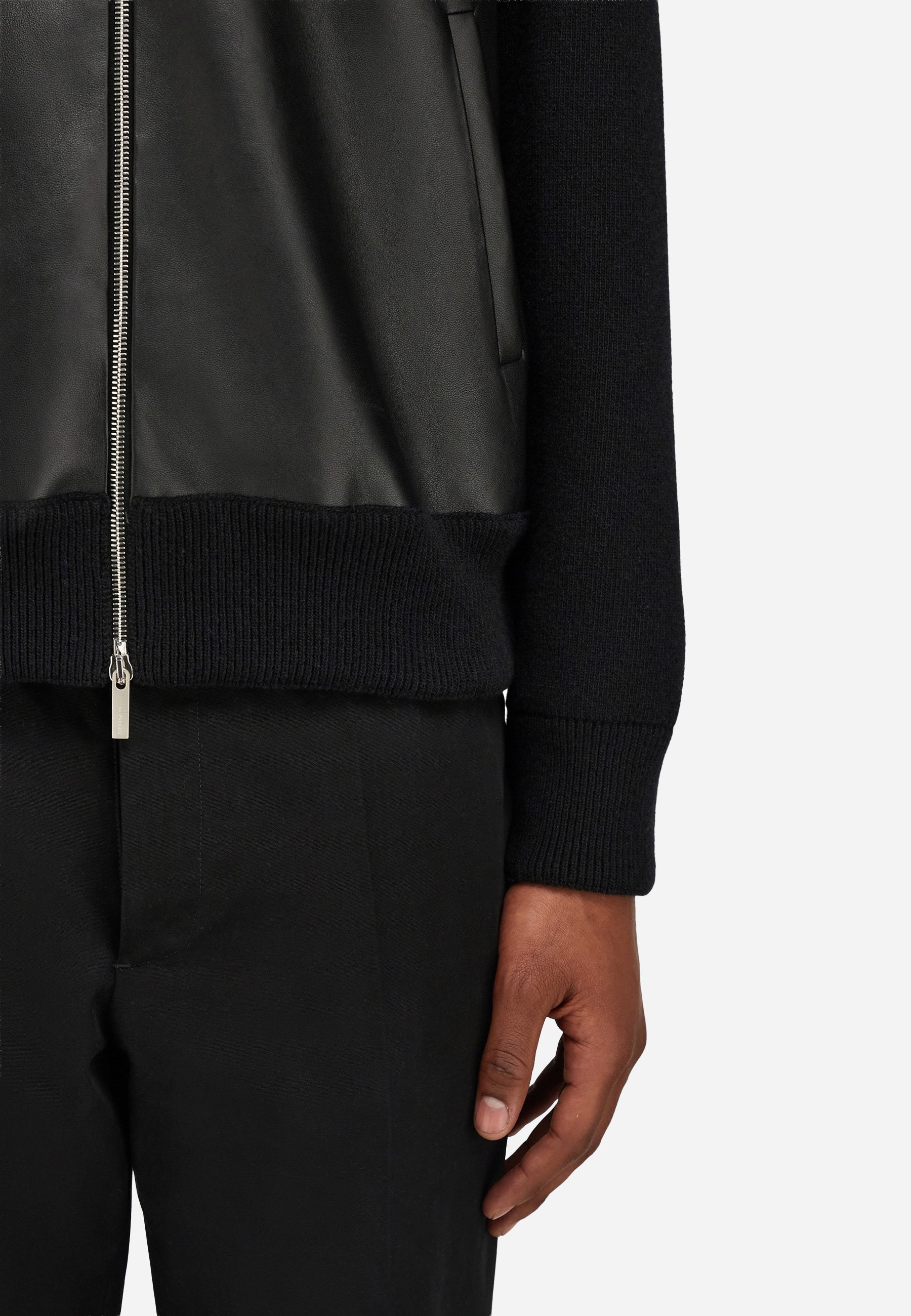 Chaqueta Bomber Negra S.F.