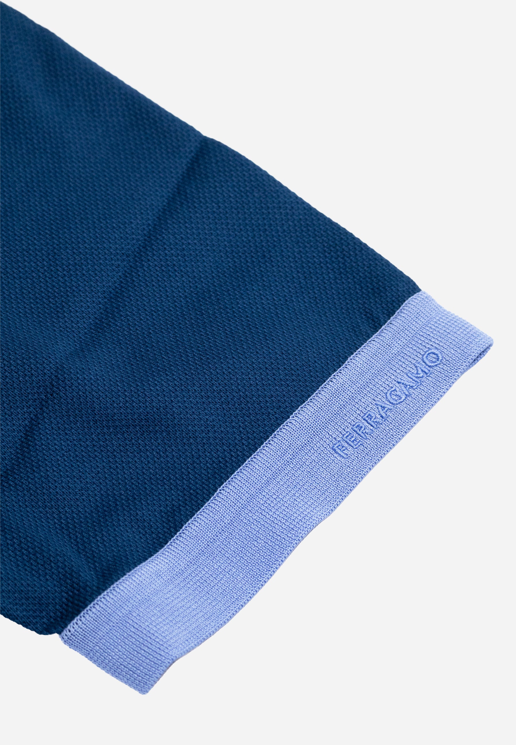 Camiseta Polo Azul Marino Hombre S.F.