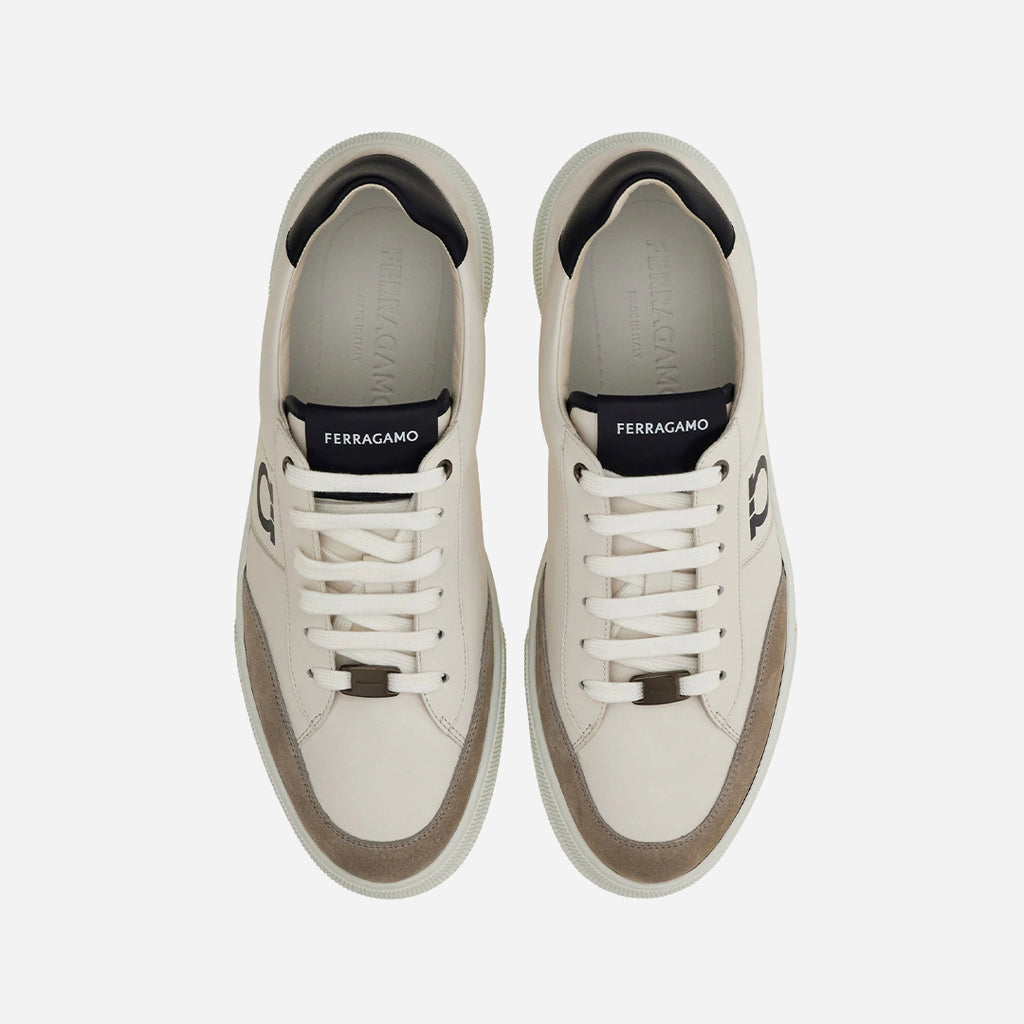 Tenis Low-top Alaska Blanco Detalle Azul S.F.