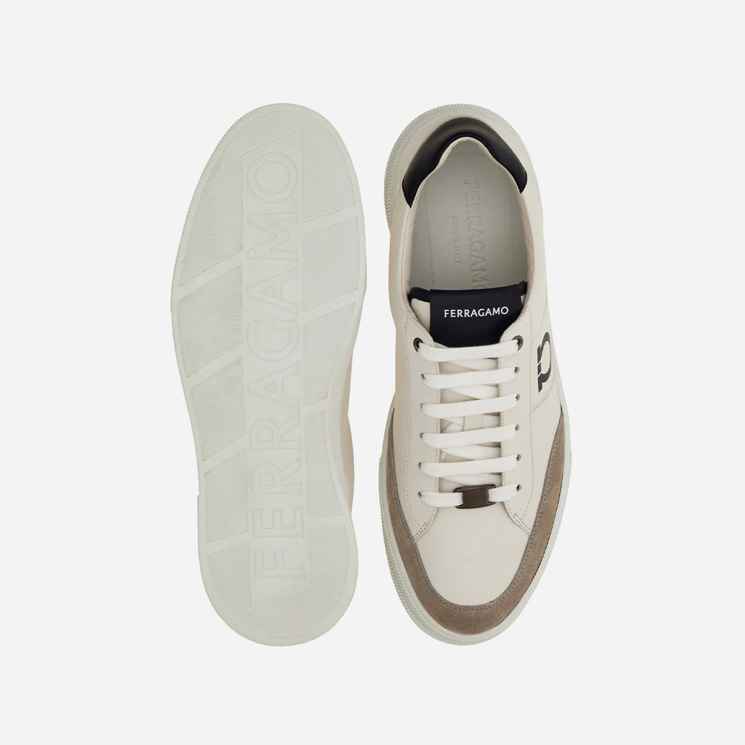 Tenis Low-top Alaska Blanco Detalle Azul S.F.