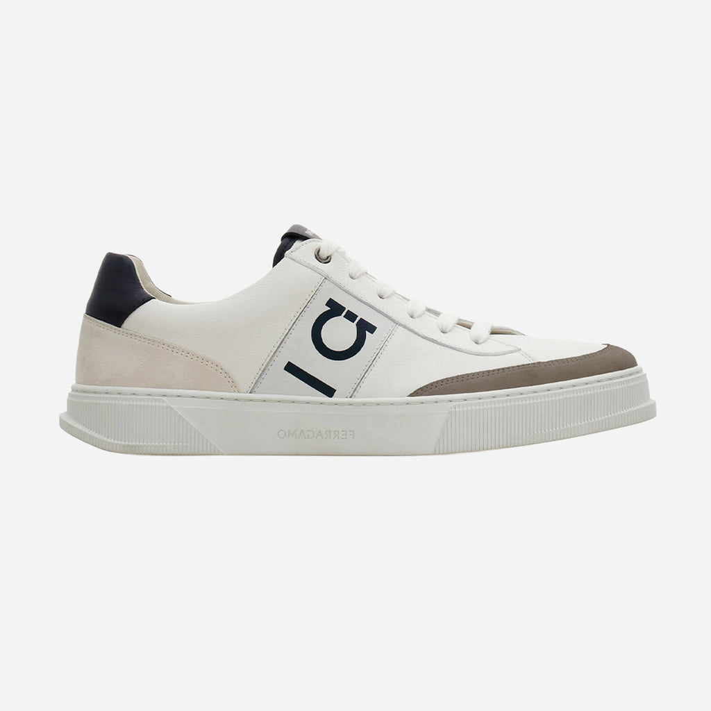 Tenis Low-top Alaska Blanco Detalle Azul S.F.