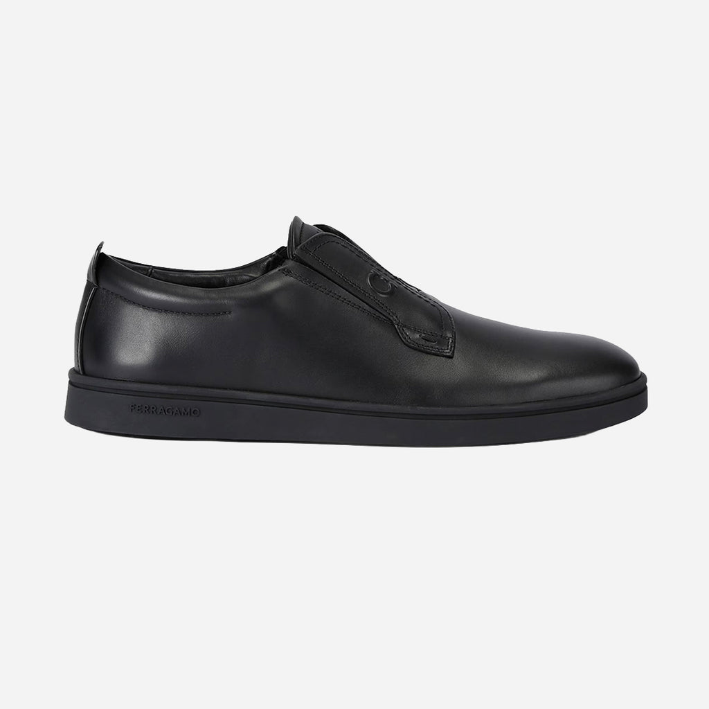 Zapato Negro Slip on Derby S.F.