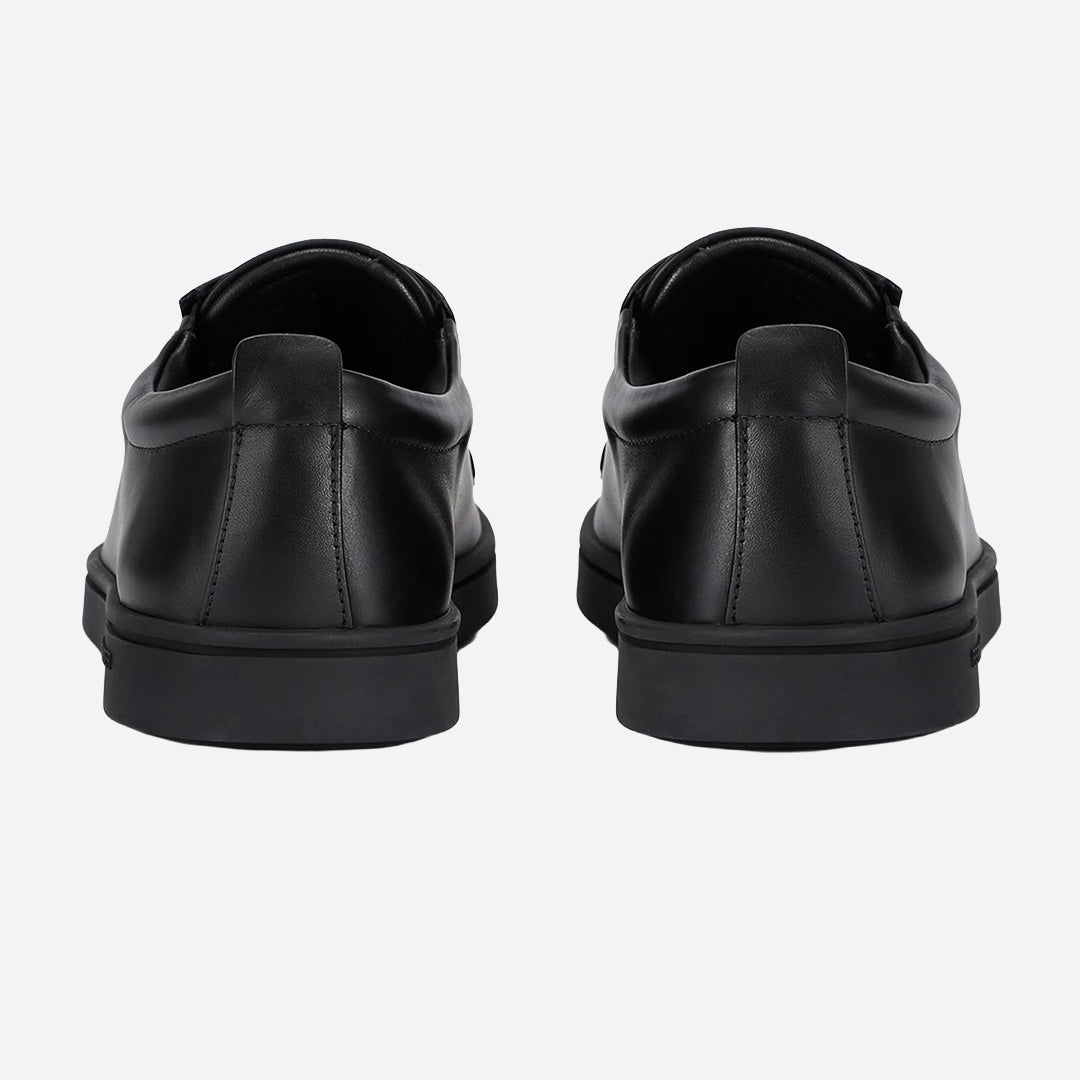 Zapato Negro Slip on Derby S.F.
