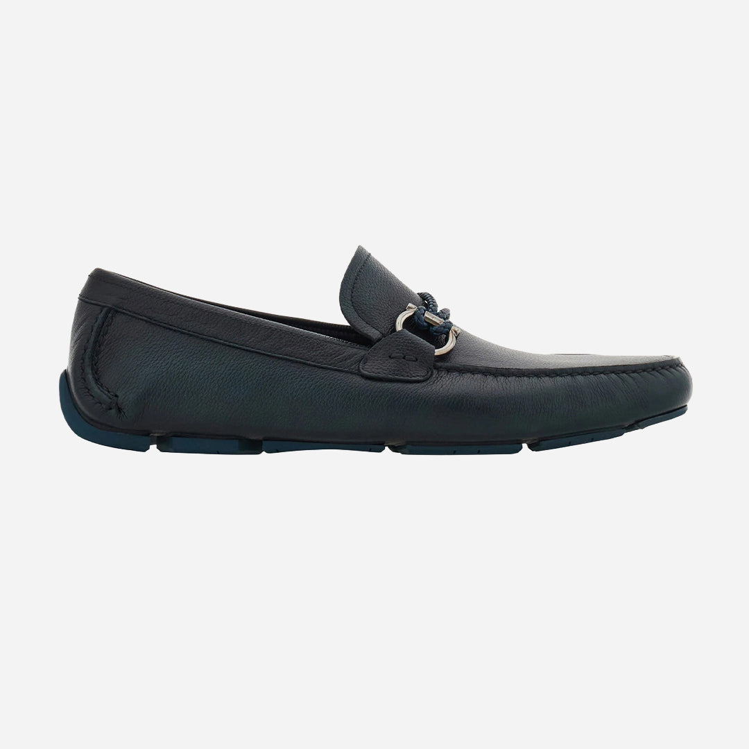 Zapato Mocasines Driver Front Azul Titanio S.F.