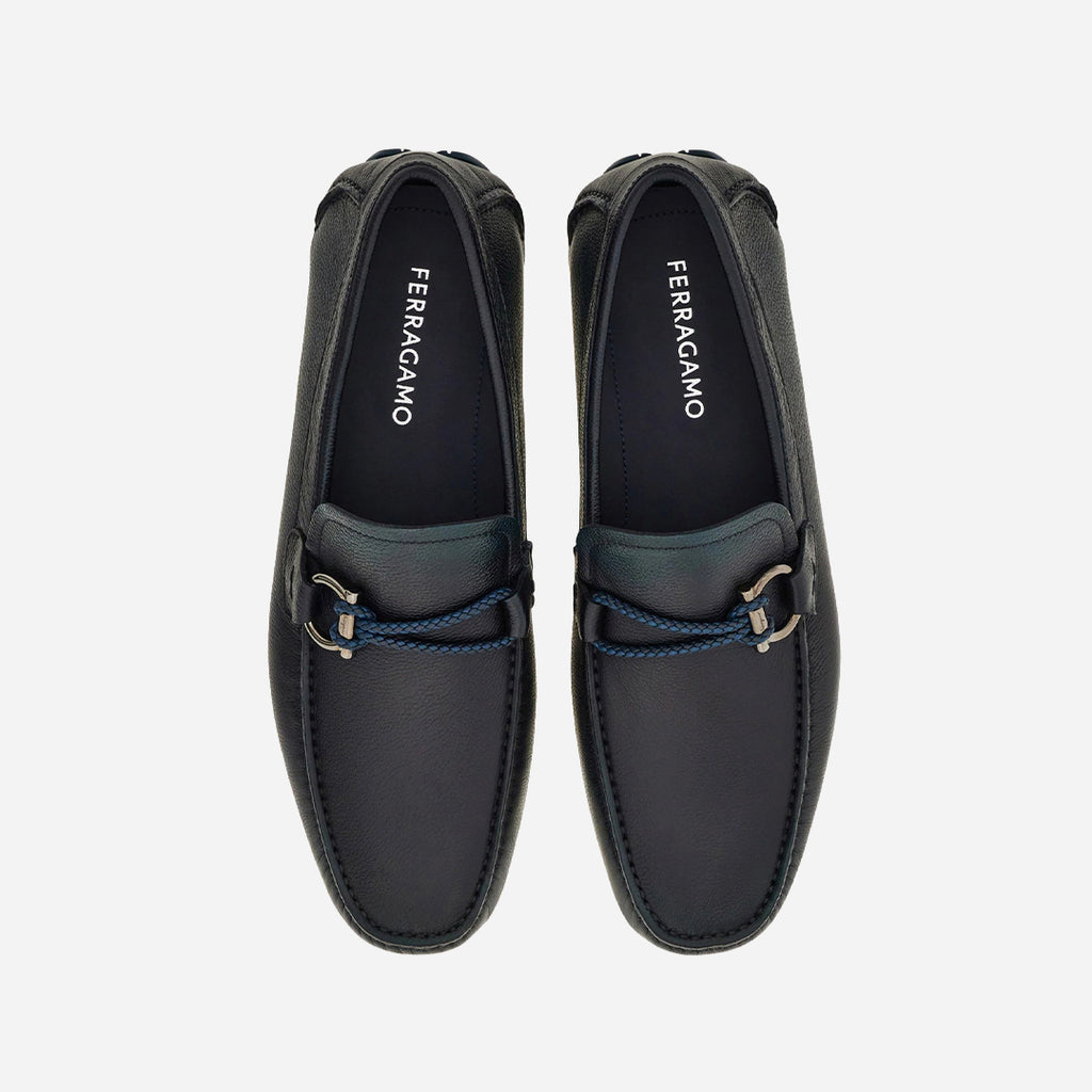 Zapato Mocasines Driver Front Azul Titanio S.F.